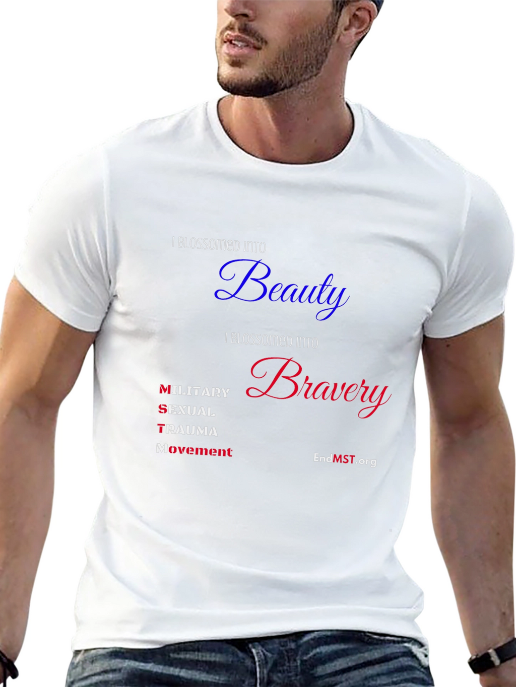 I Blossomed Into Beauty and Bravery Tee