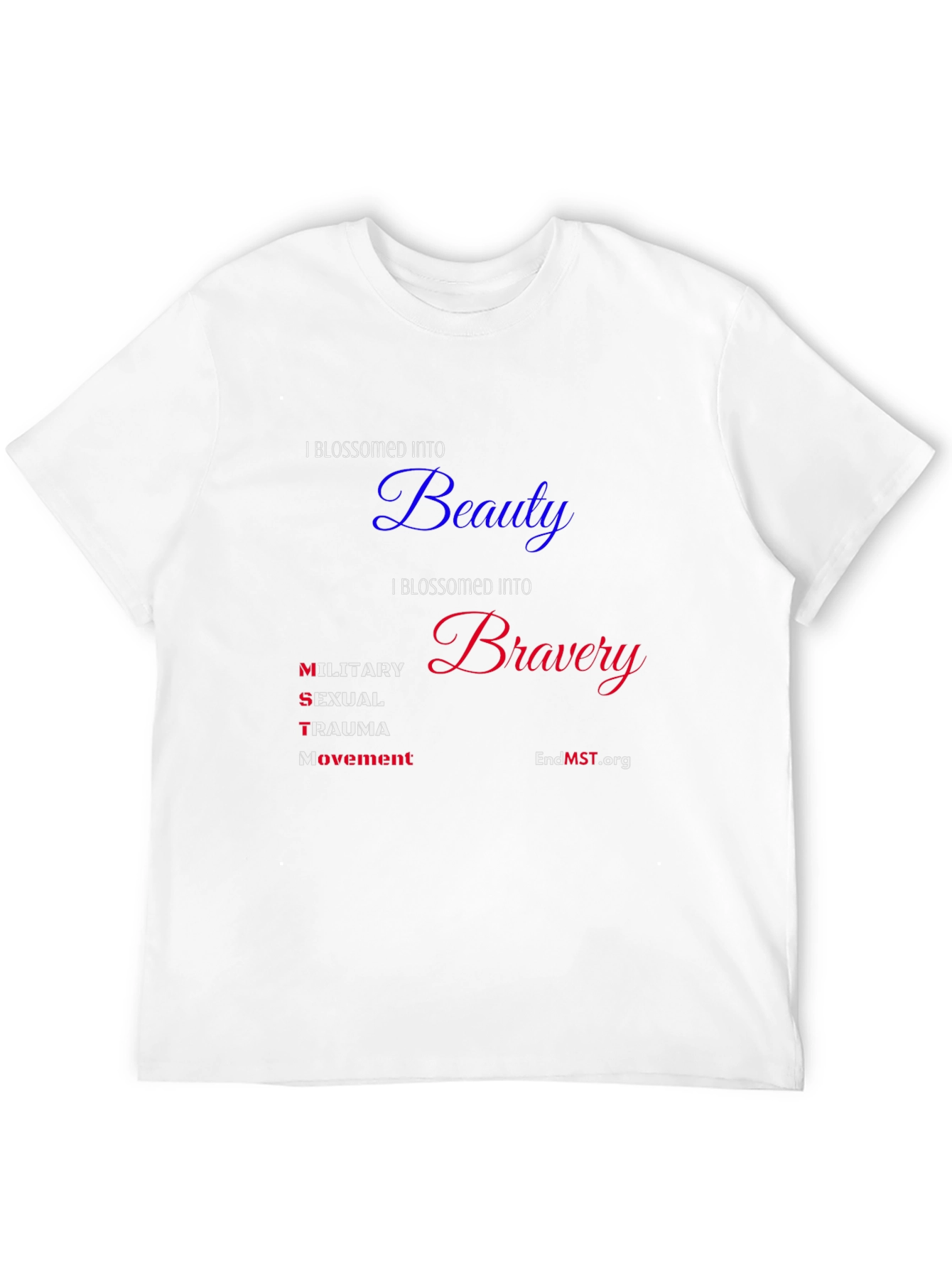 I Blossomed Into Beauty and Bravery Tee