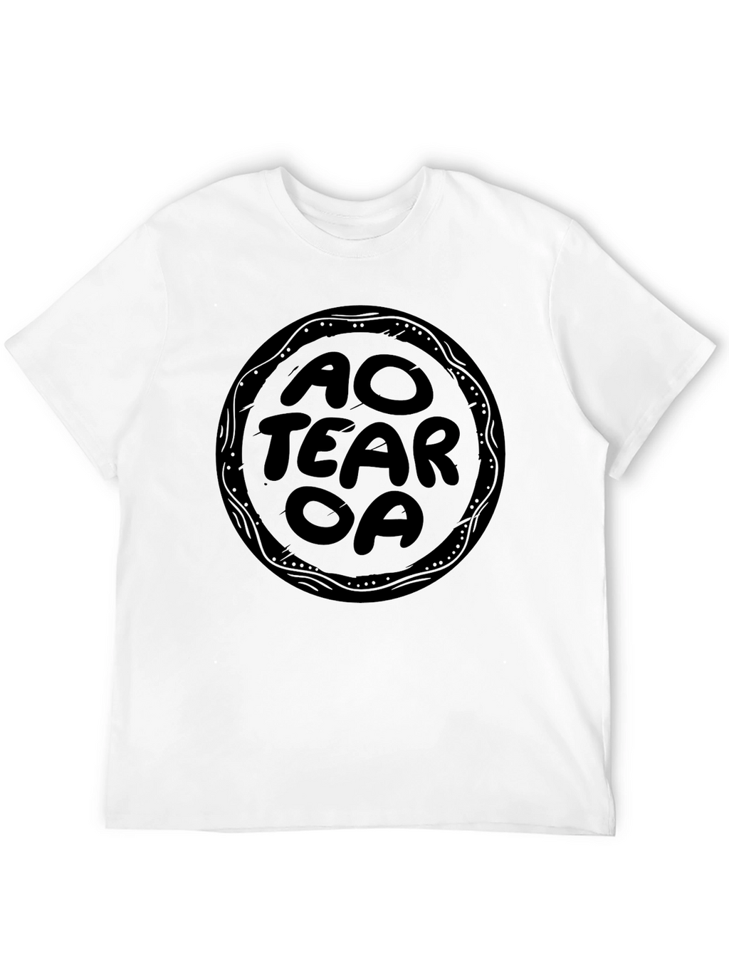 Aotearoa Graphic T-Shirt - Black