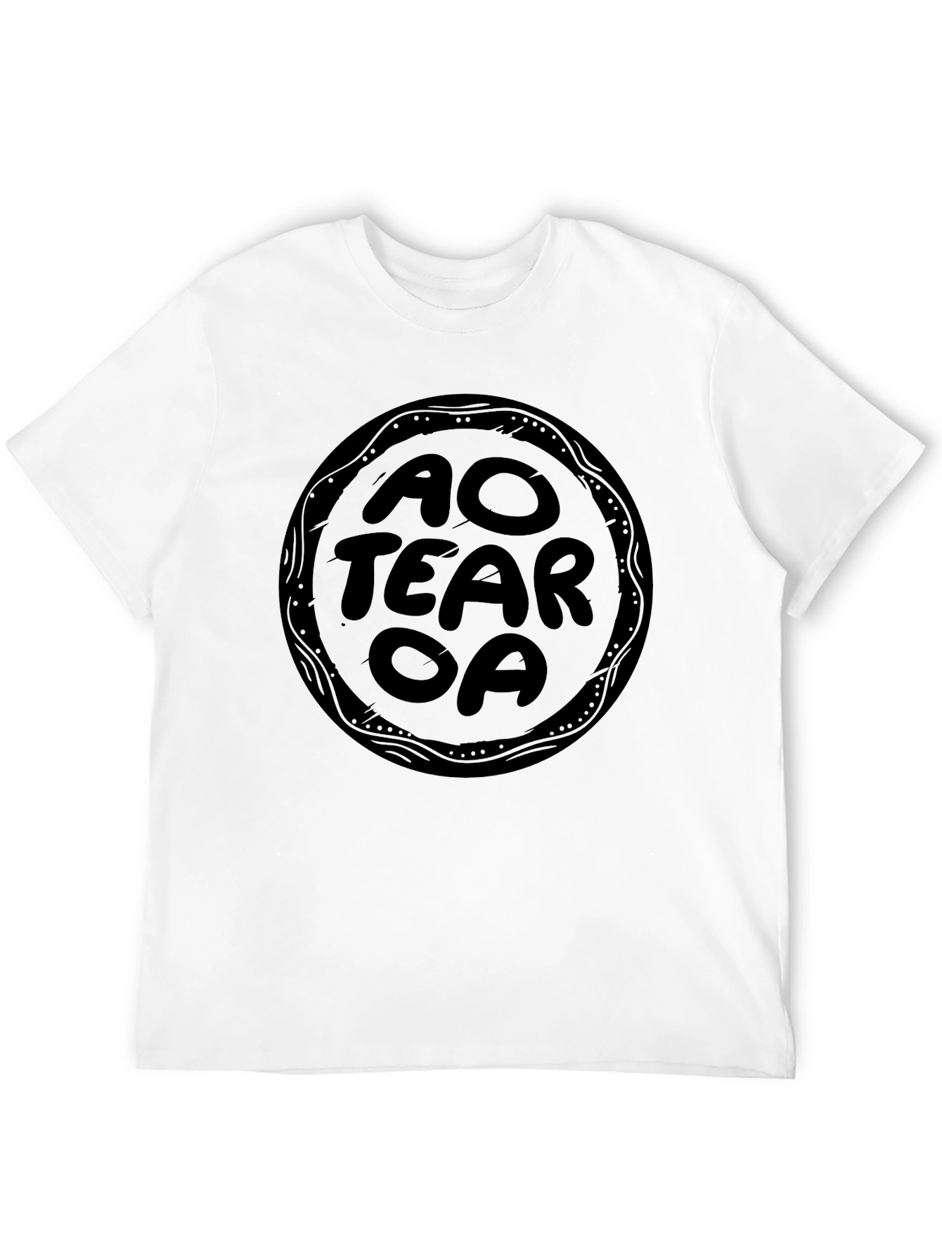 Aotearoa Graphic T-Shirt - Black