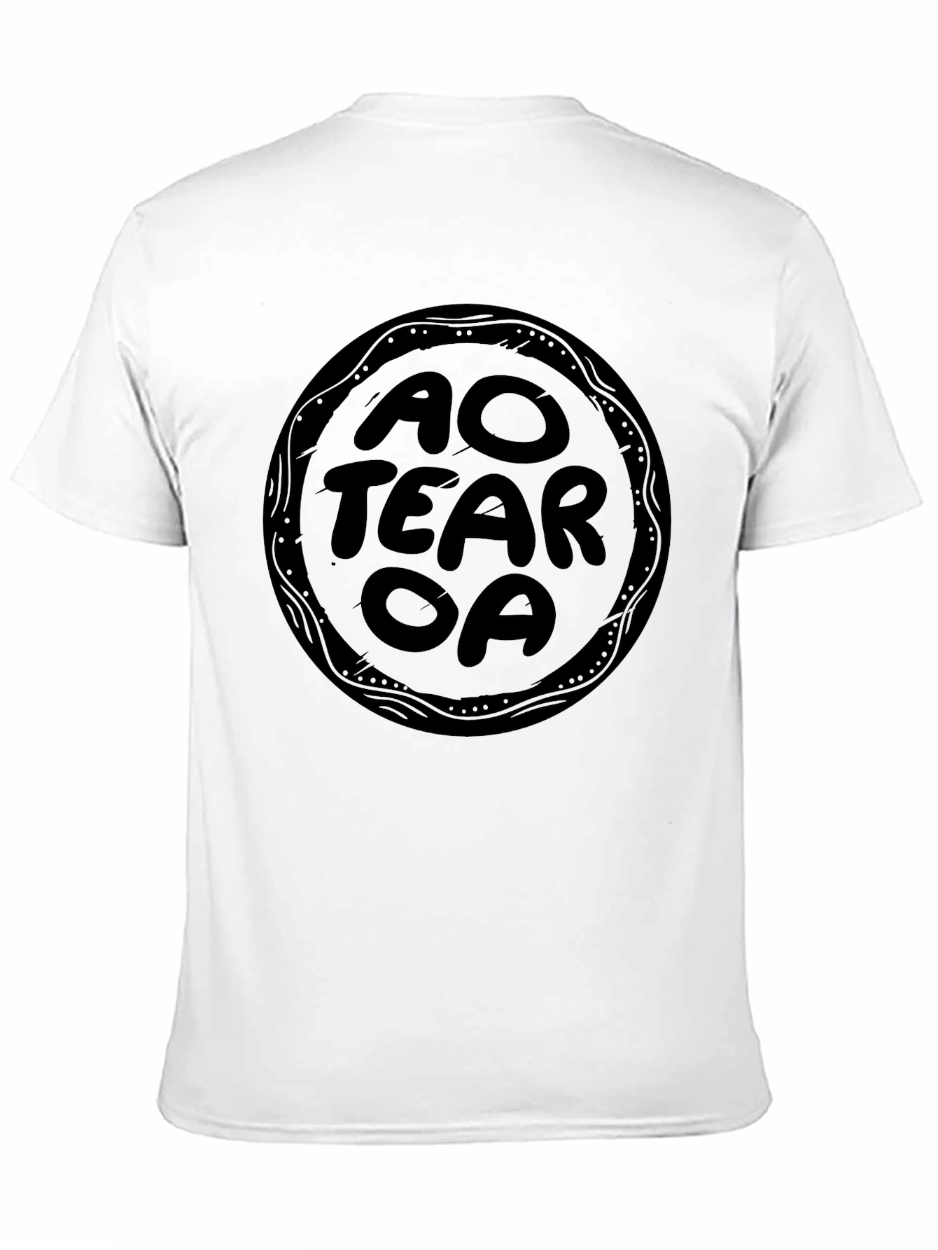 Aotearoa Graphic T-Shirt - Black