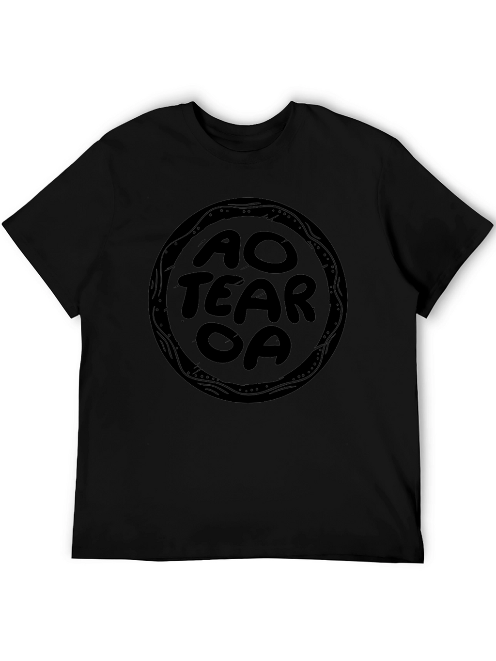 Aotearoa Graphic T-Shirt - Black