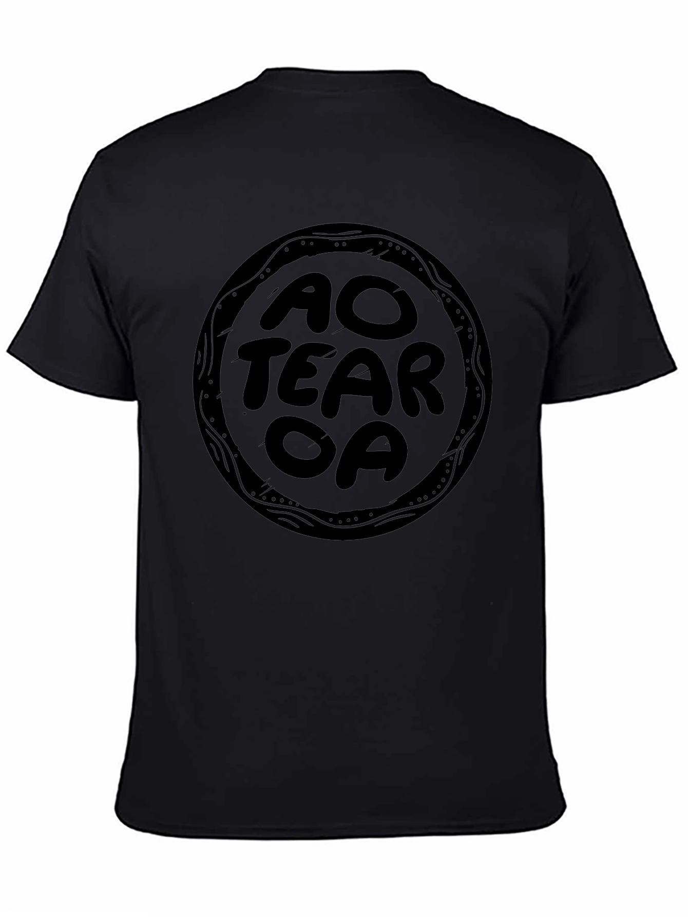 Aotearoa Graphic T-Shirt - Black