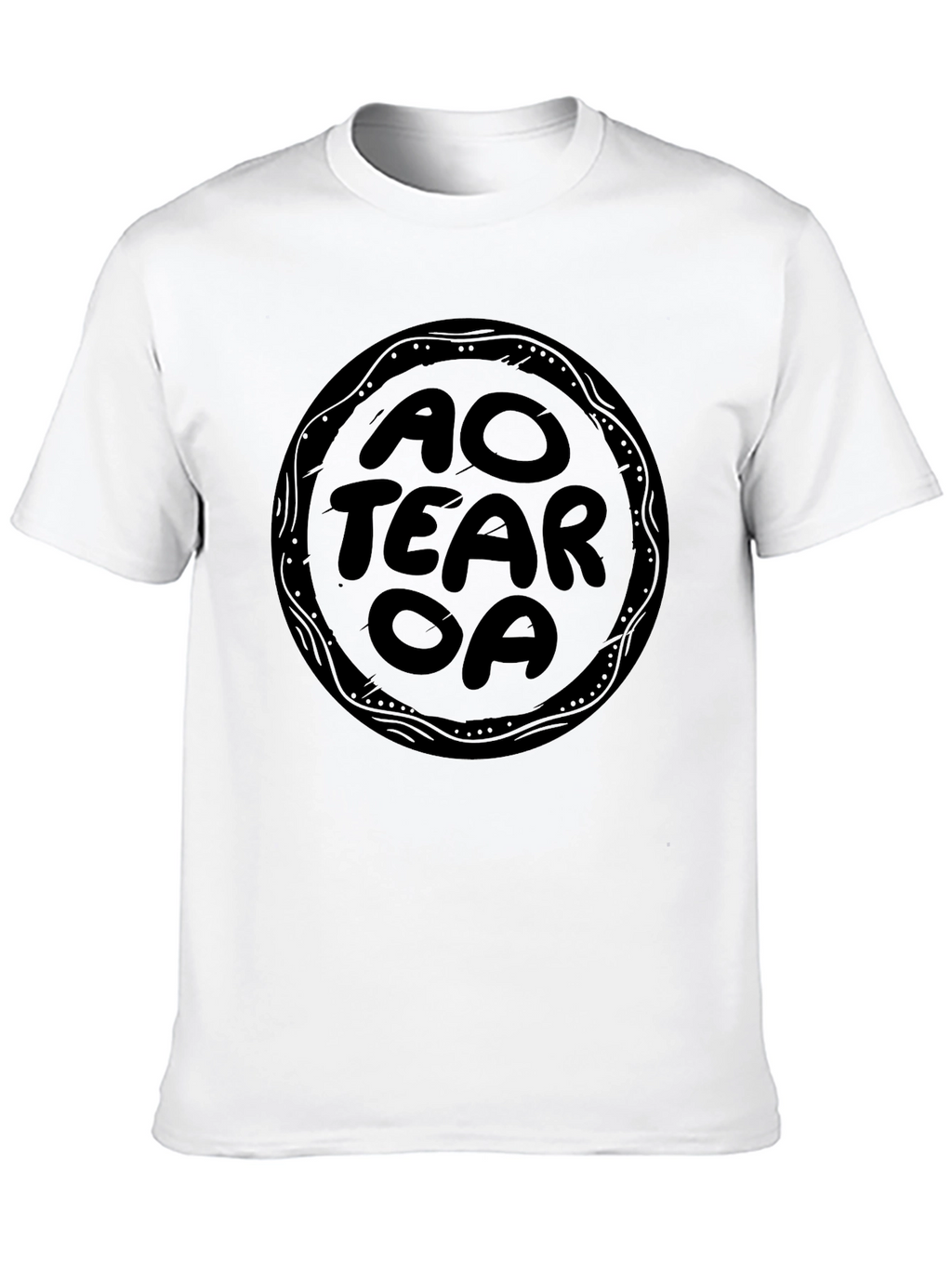 Aotearoa Graphic T-Shirt - Black