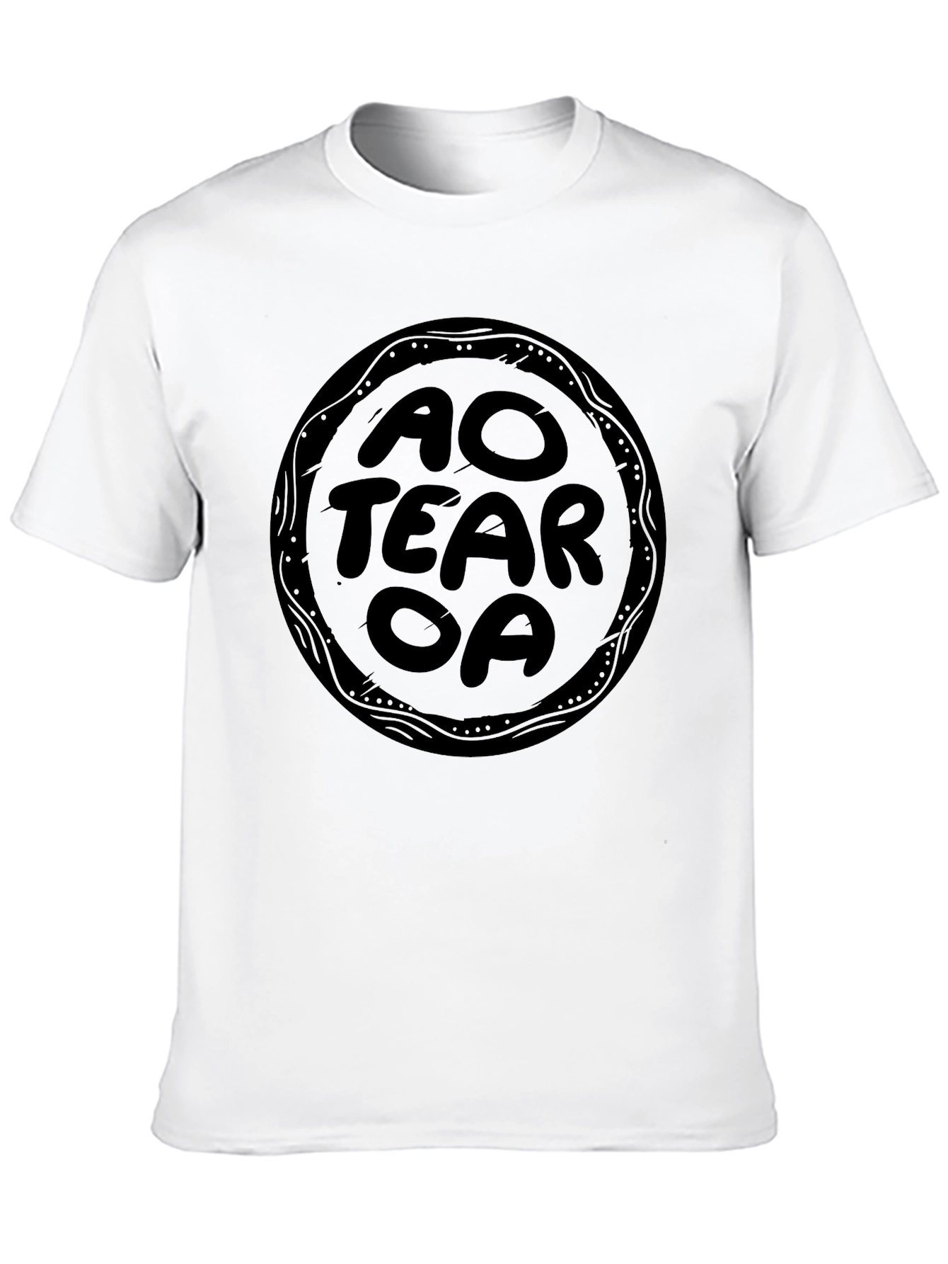 Aotearoa Graphic T-Shirt - Black