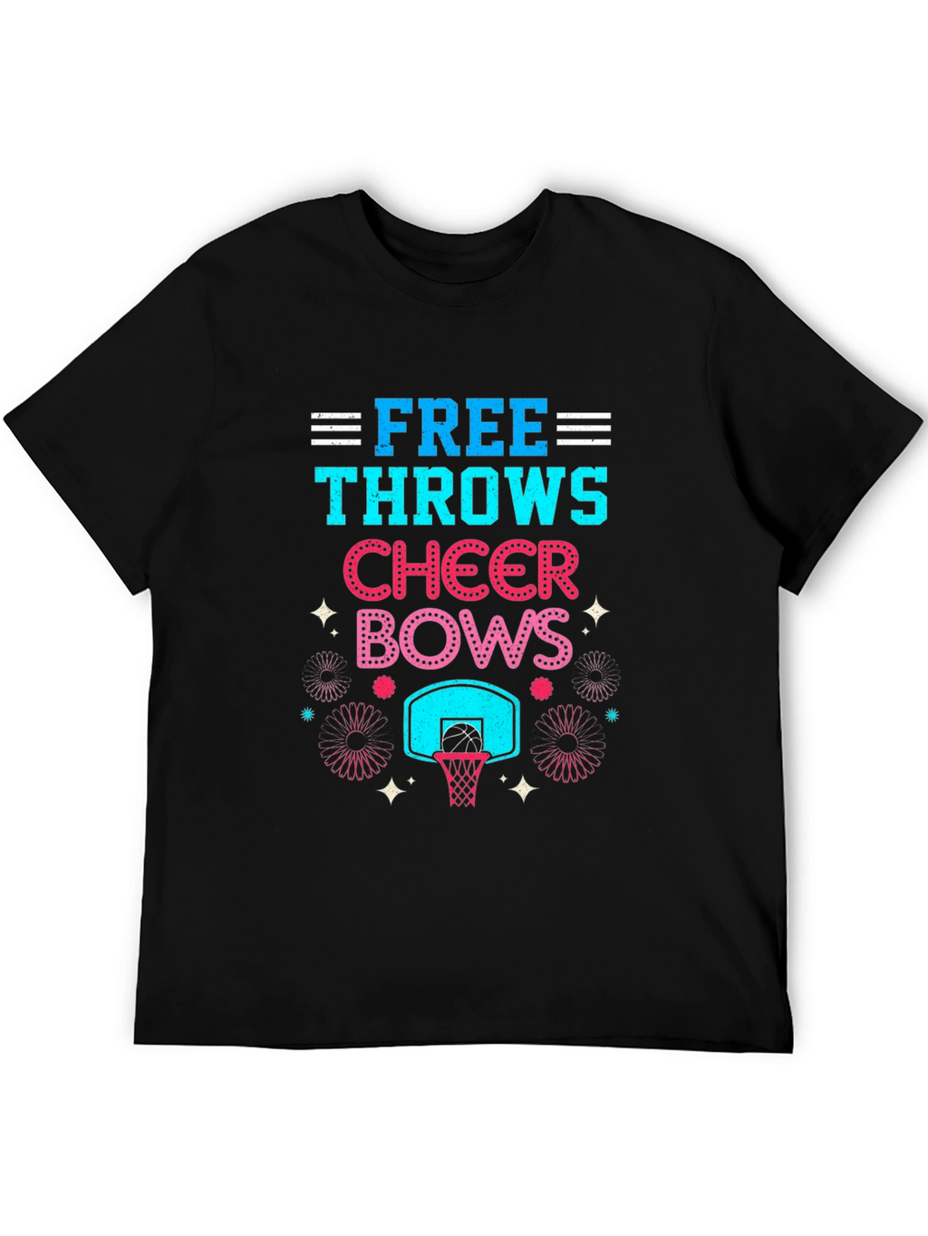 Free Throws Cheer Bows T-Shirt