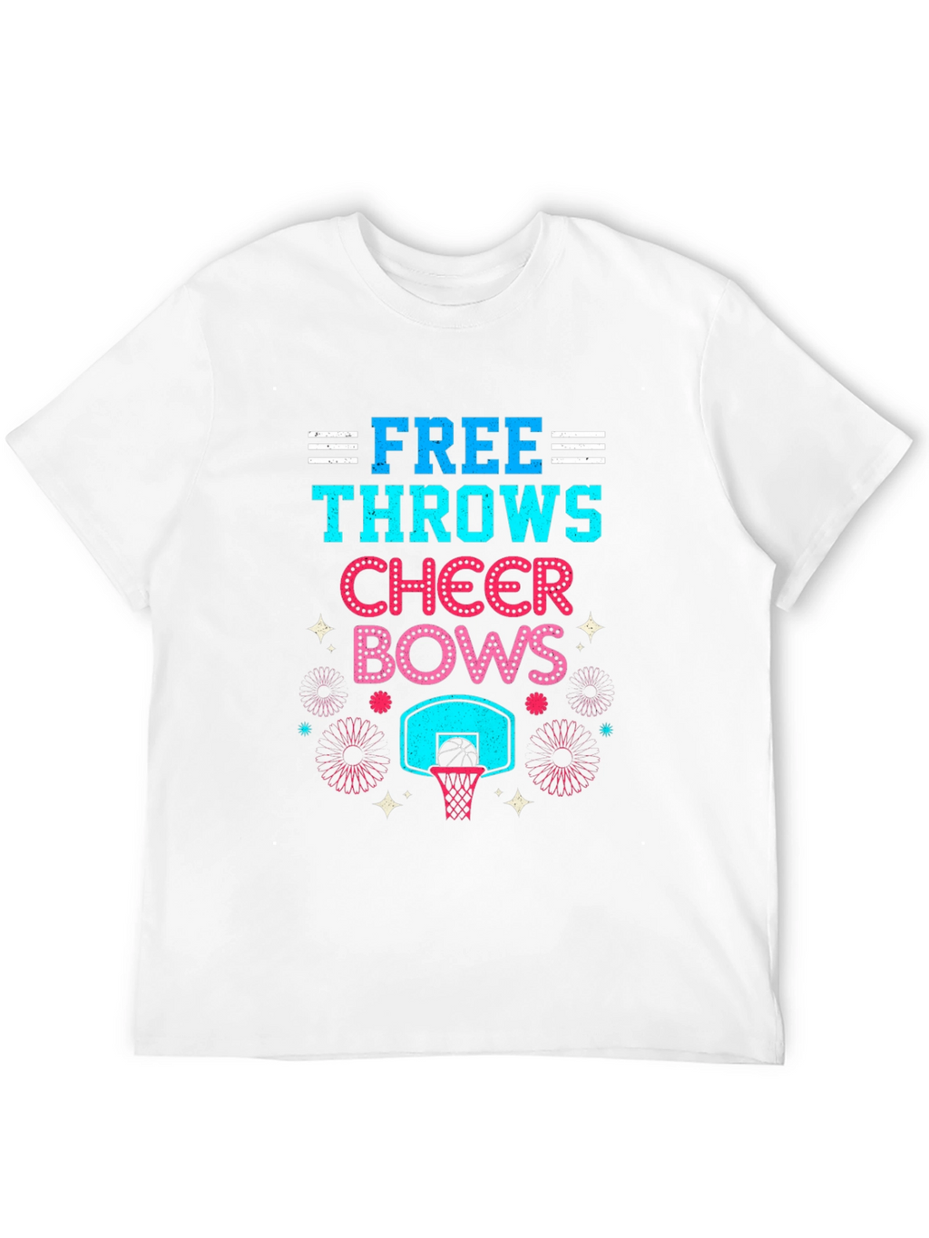 Free Throws Cheer Bows T-Shirt