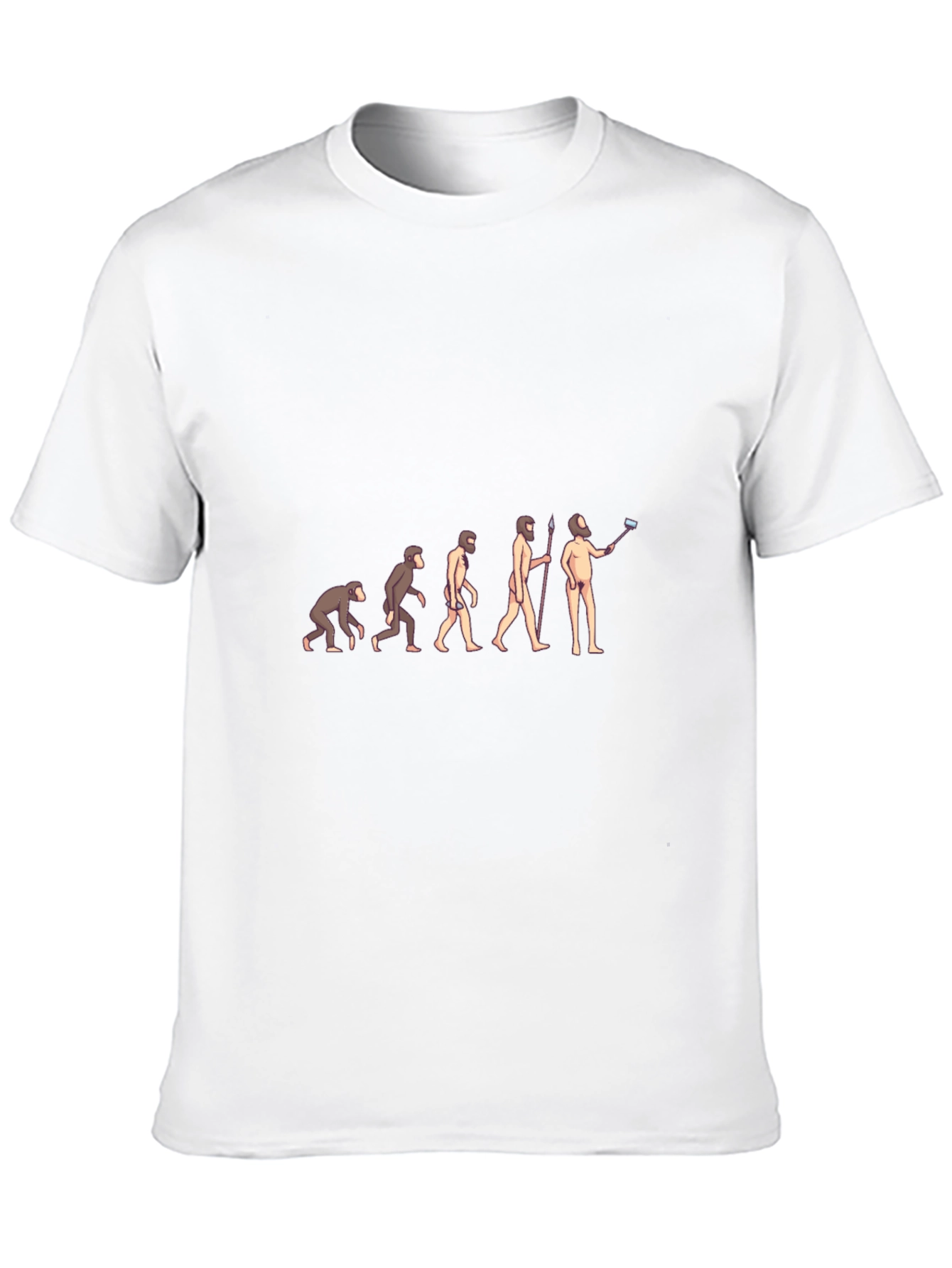 Evolution of the Selfie Black T-Shirt