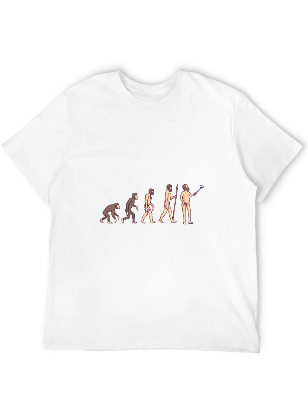Evolution of the Selfie Black T-Shirt
