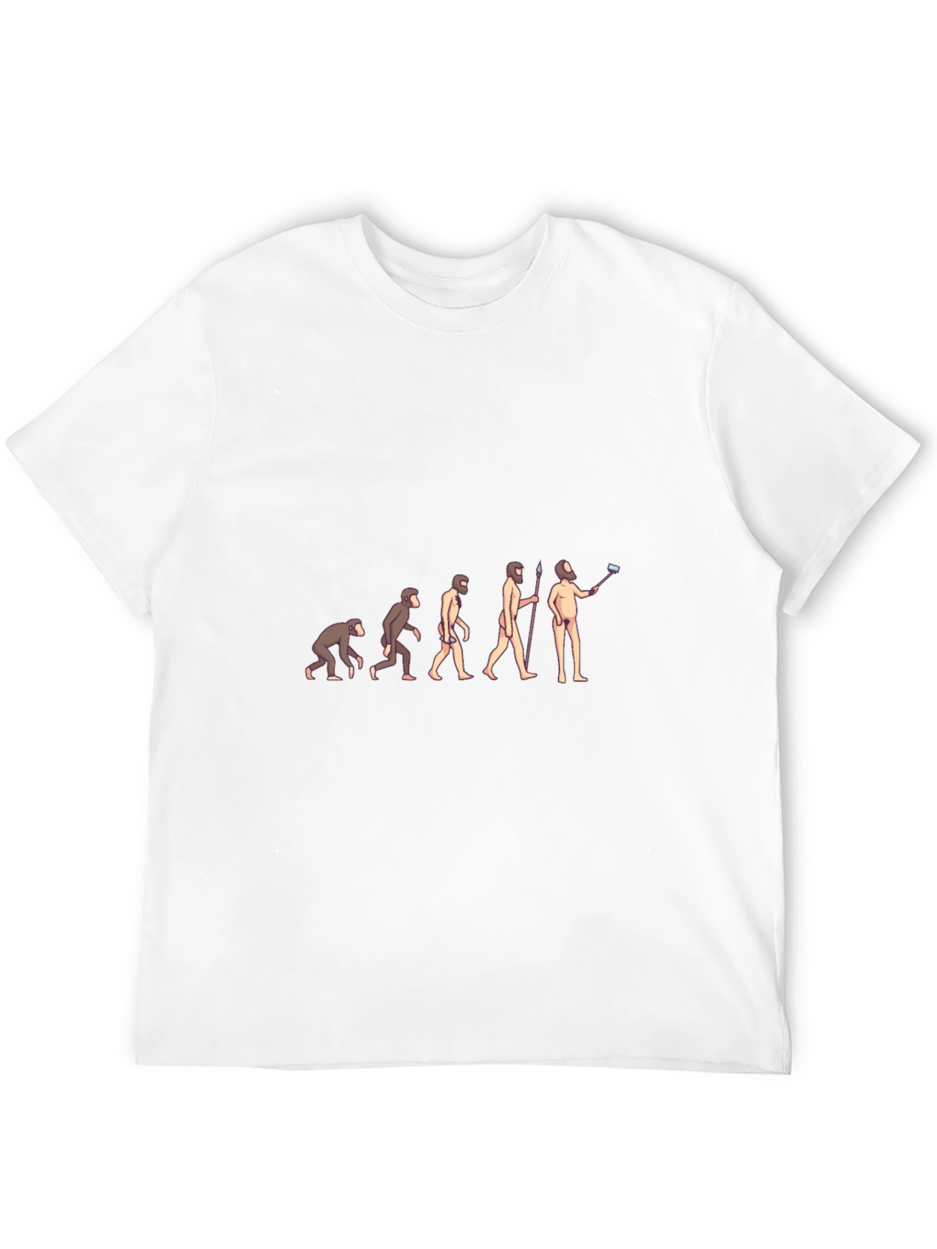 Evolution of the Selfie Black T-Shirt
