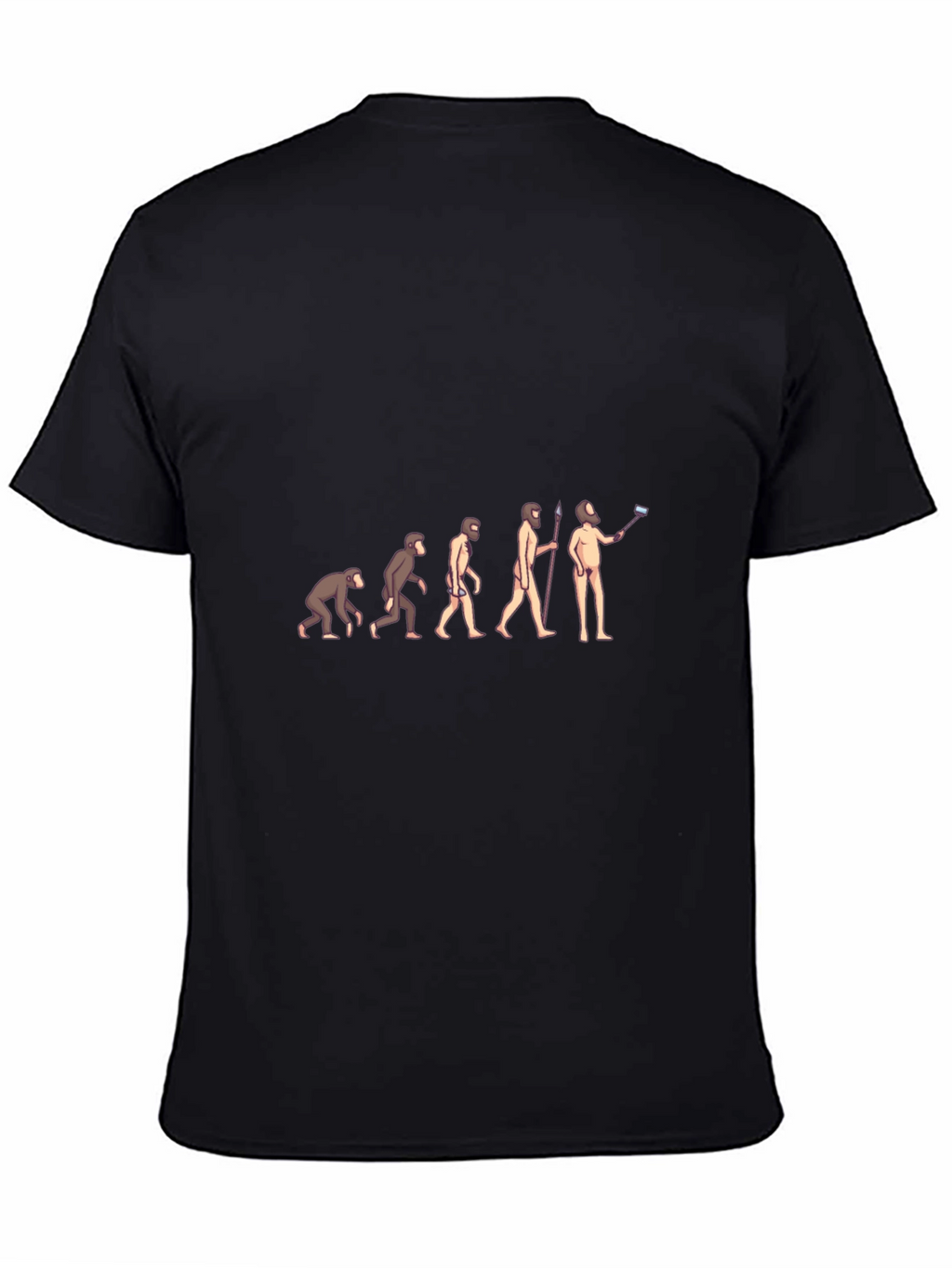 Evolution of the Selfie Black T-Shirt