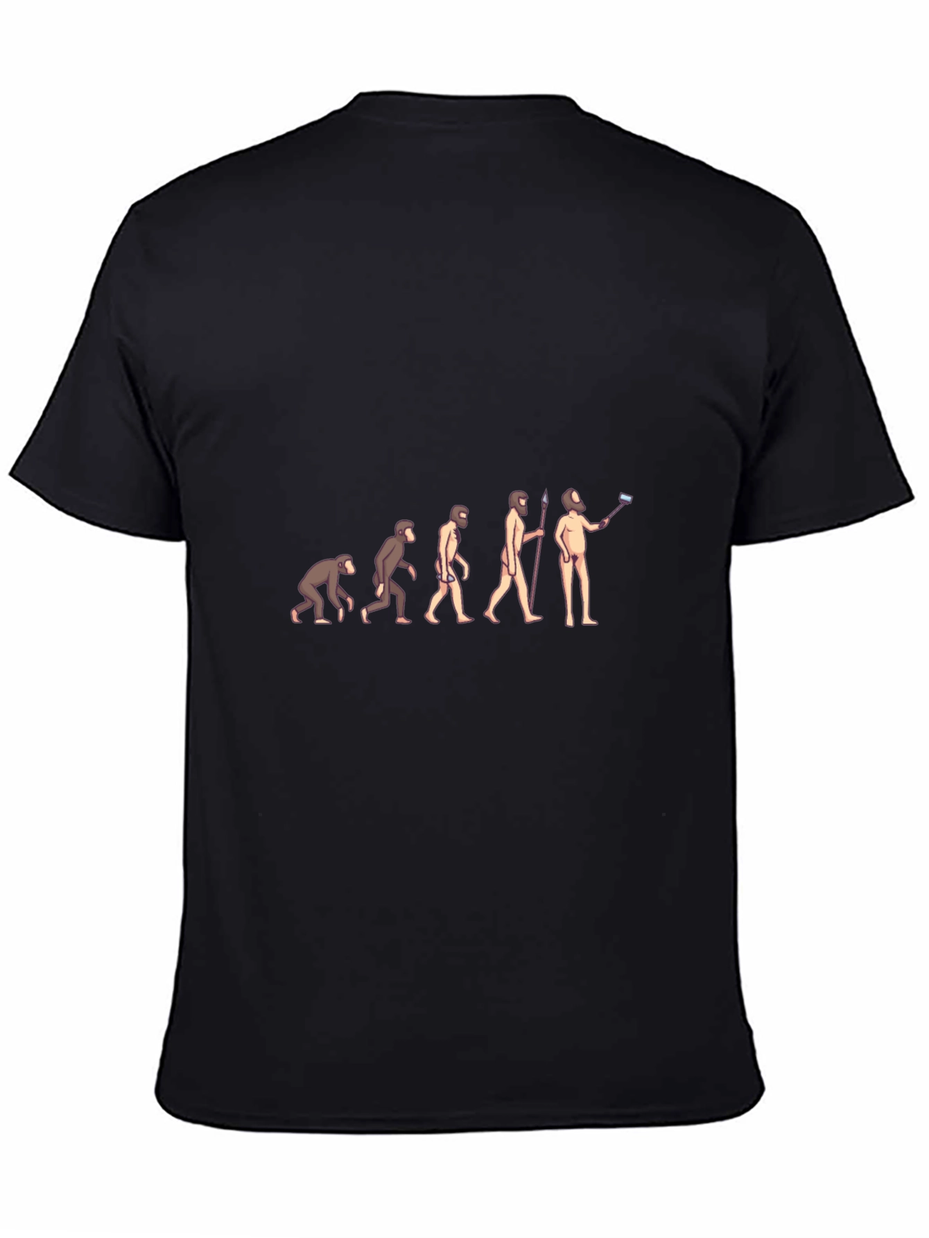 Evolution of the Selfie Black T-Shirt