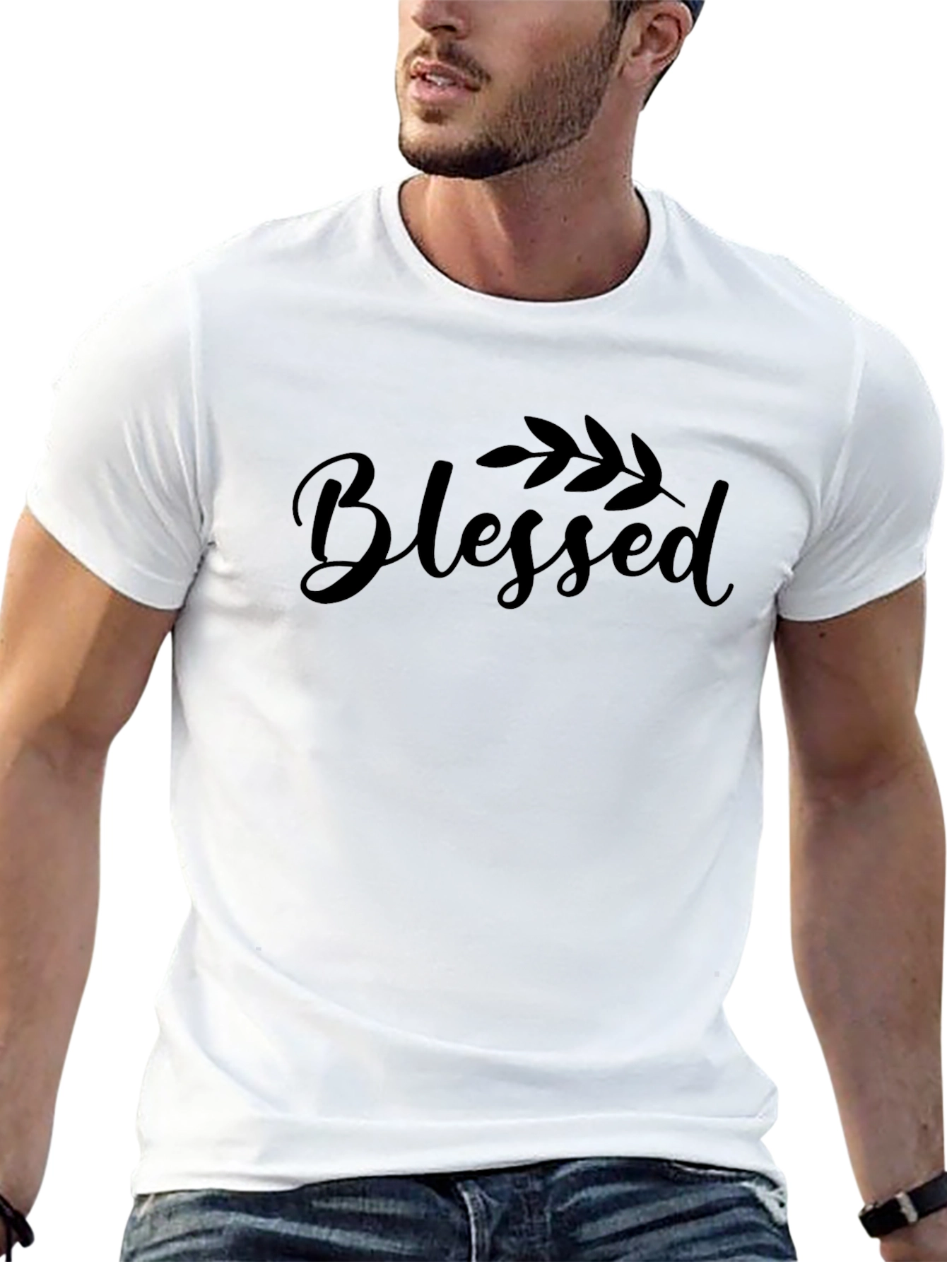 Blessed Script T-Shirt - Stylish & Comfortable