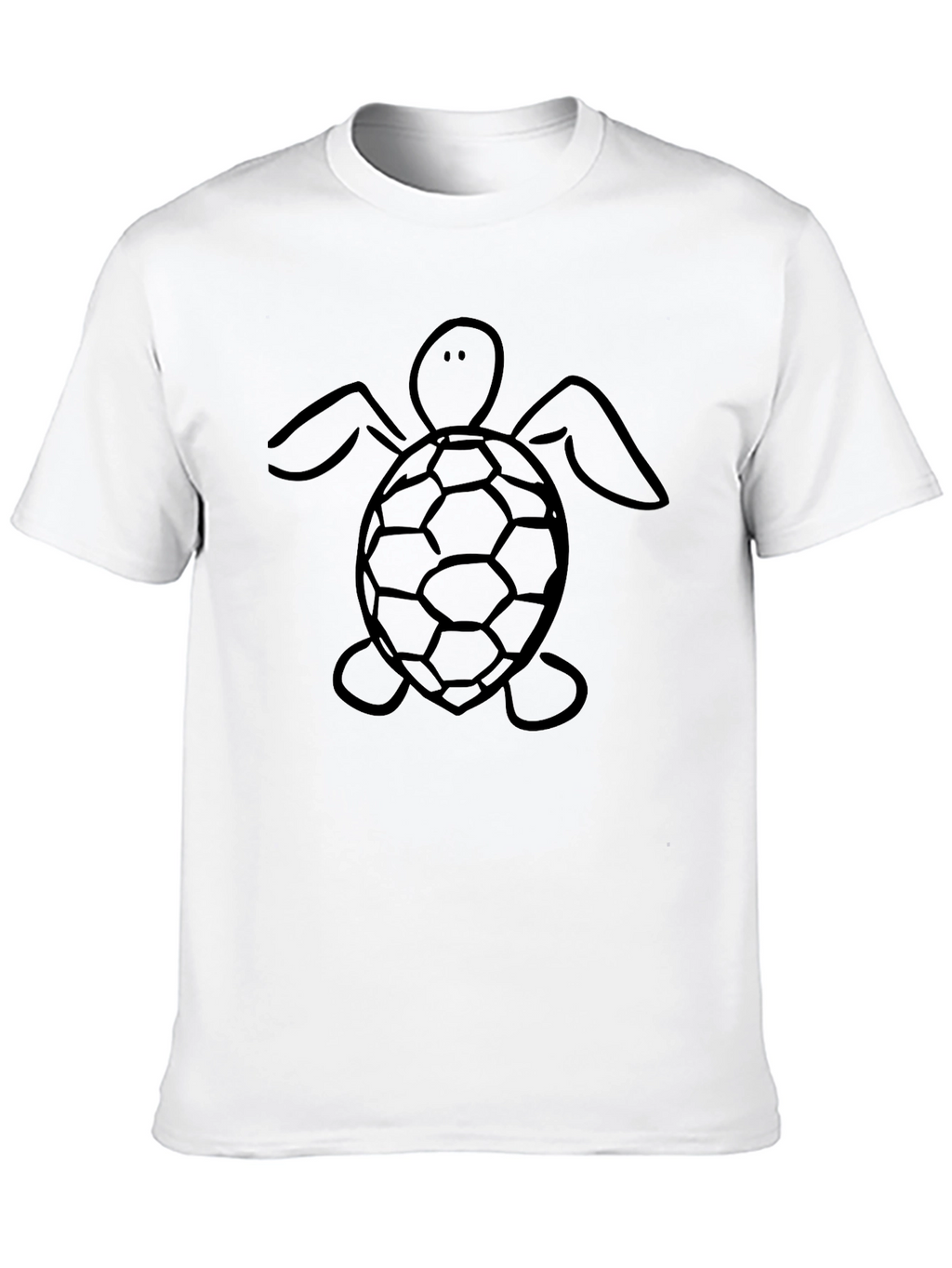 Black Turtle Graphic Tee - Casual Style