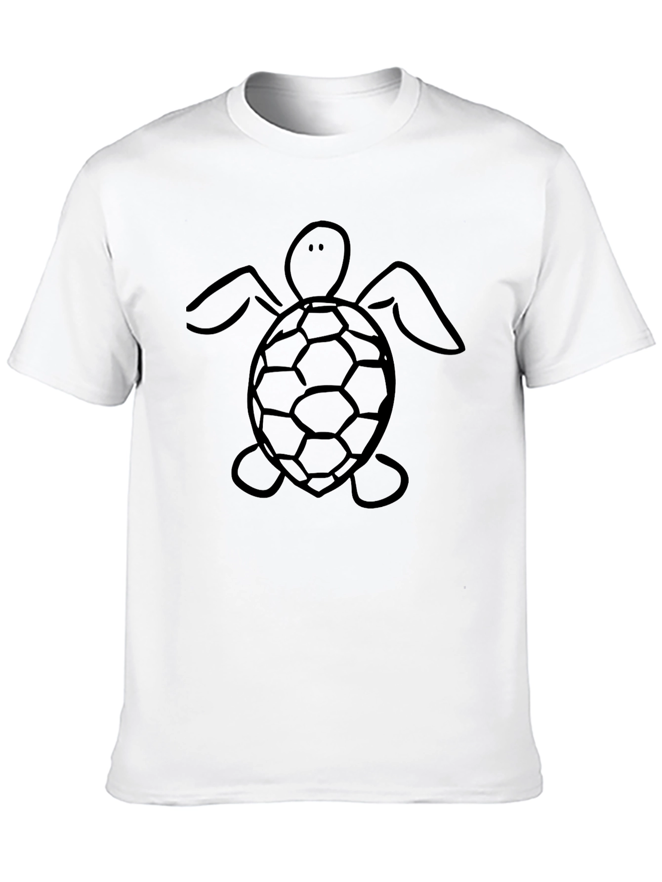 Black Turtle Graphic Tee - Casual Style
