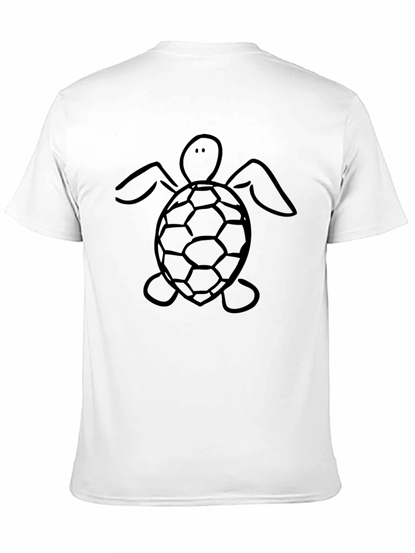 Black Turtle Graphic Tee - Casual Style