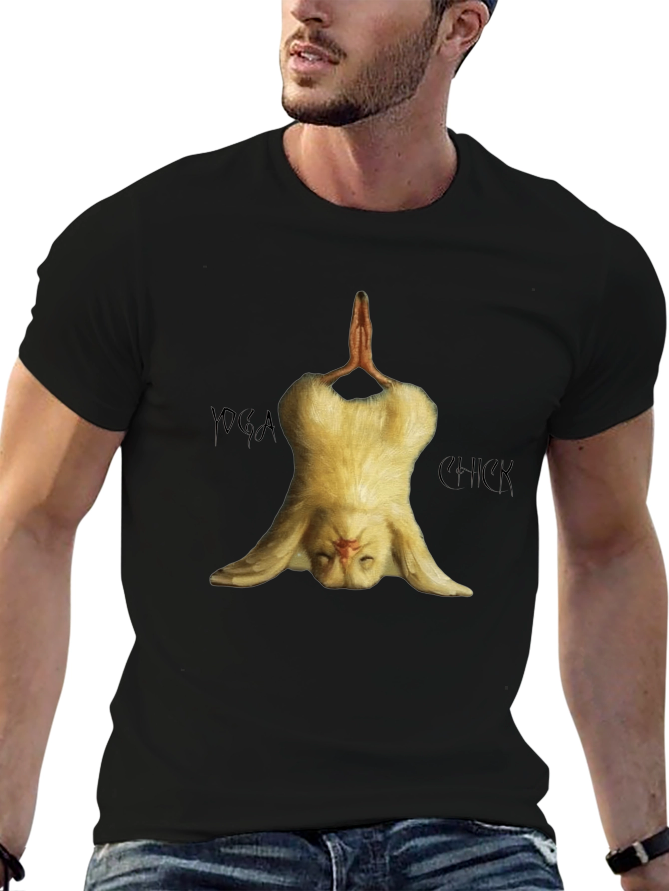 Yoga Chick Black T-Shirt
