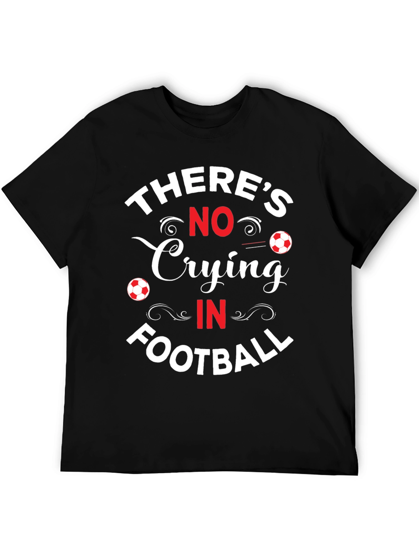 No Crying in Football Graphic T-Shirt