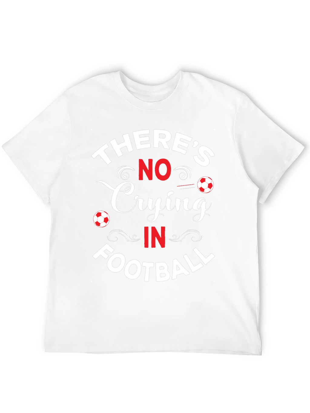 No Crying in Football Graphic T-Shirt