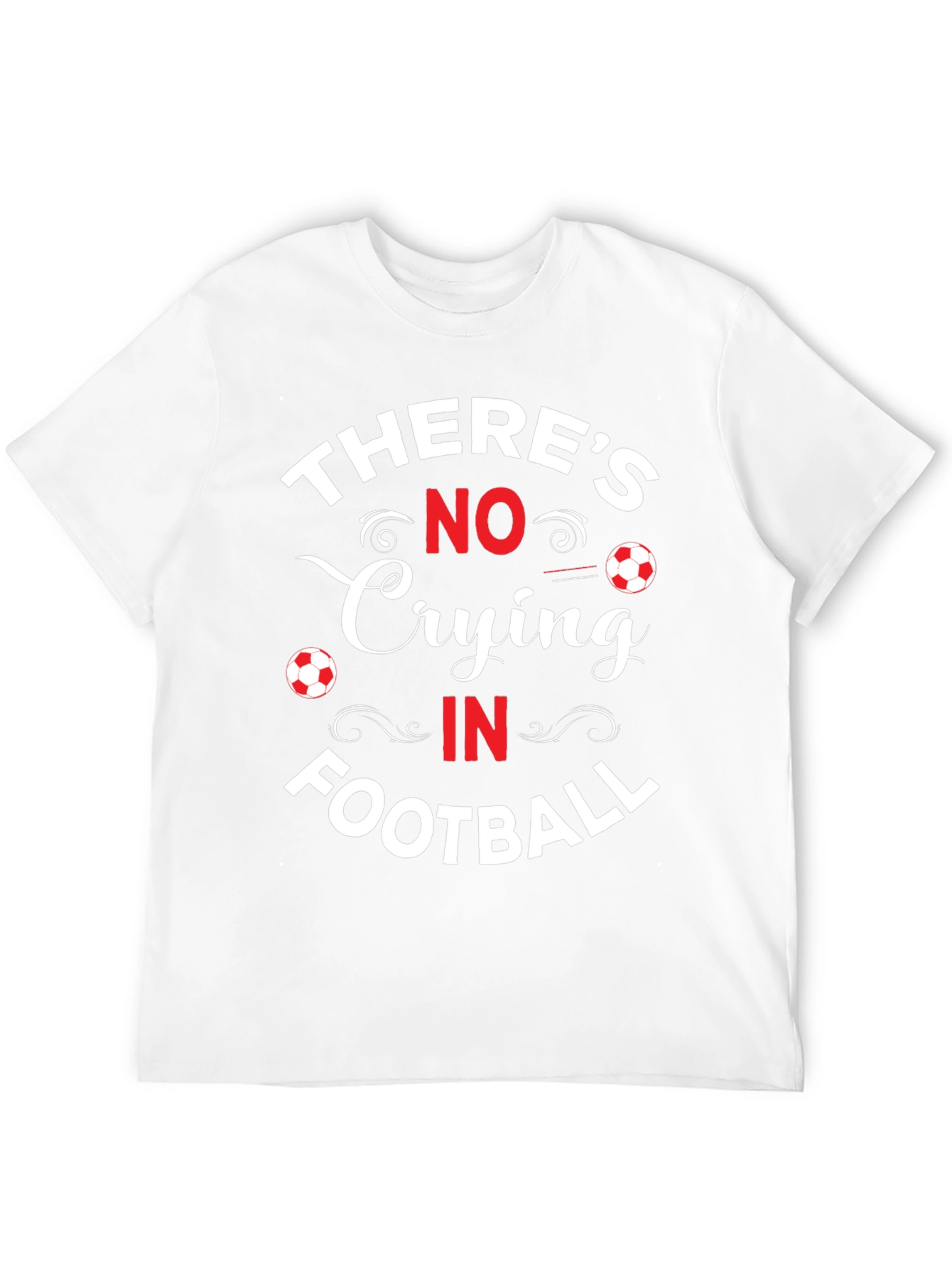 No Crying in Football Graphic T-Shirt