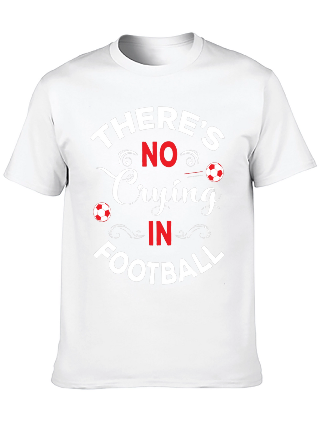 No Crying in Football Graphic T-Shirt