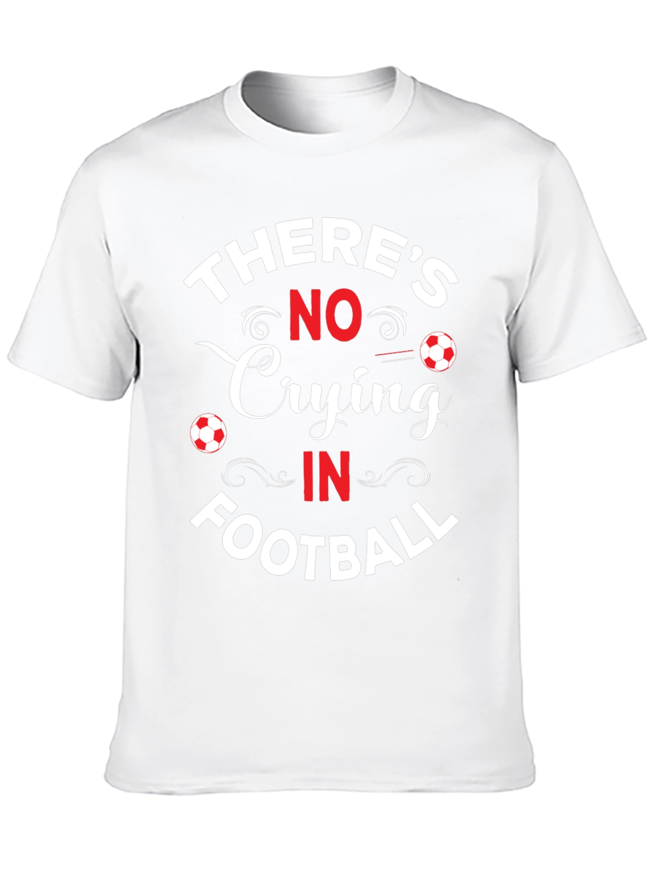 No Crying in Football Graphic T-Shirt