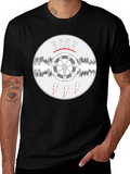 Rock Music T-Shirt - Guitar Wheel & Lightning Bolts