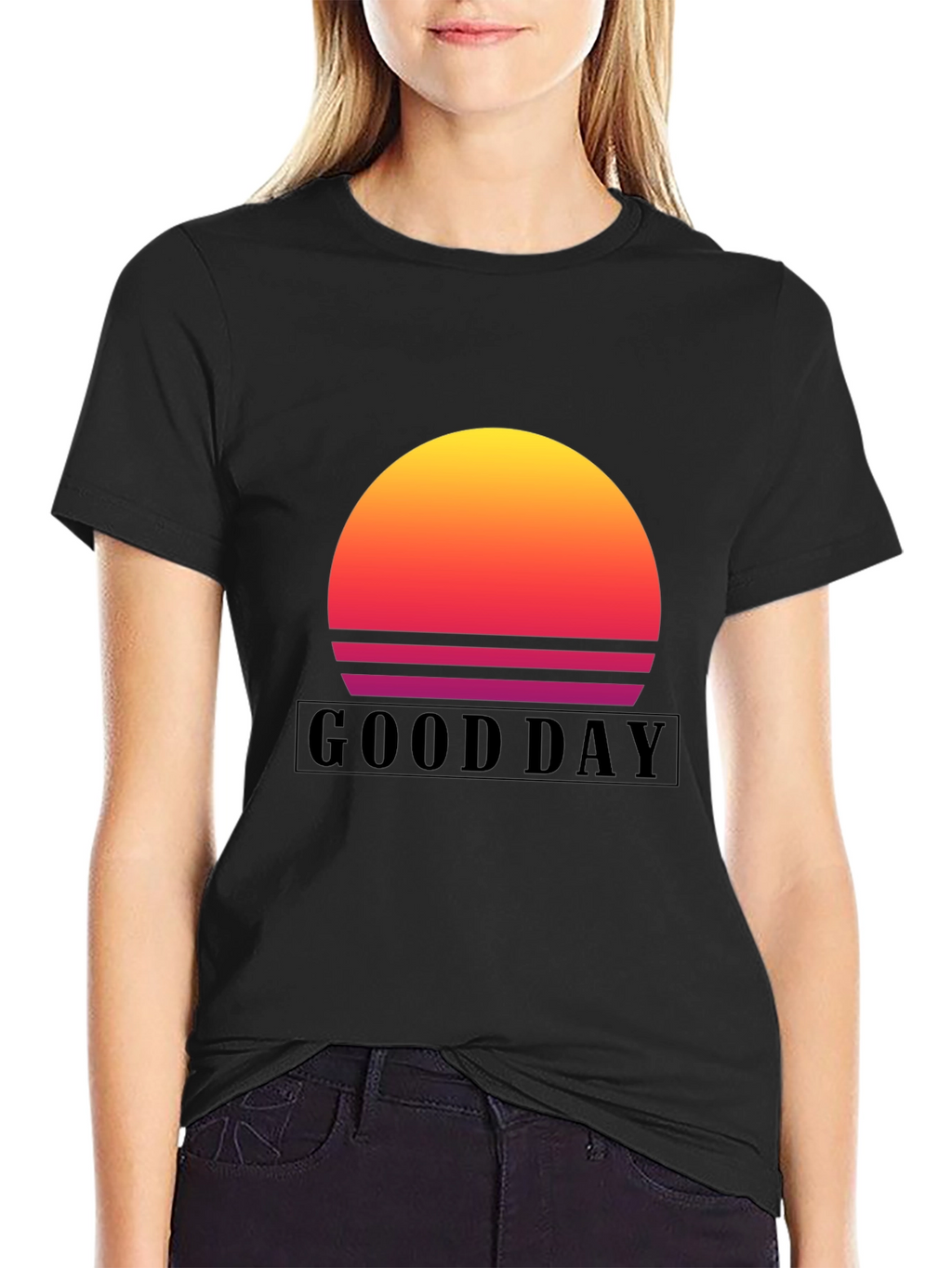 Good Day Sunset Graphic T-Shirt - Stylish Casual Wear