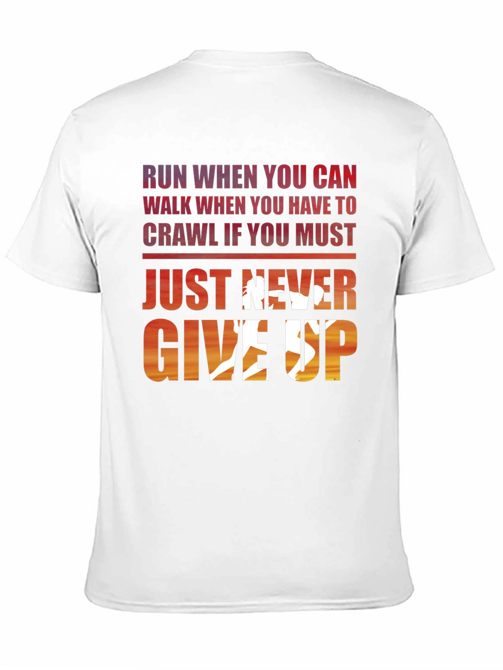 Never Give Up Graphic Tee