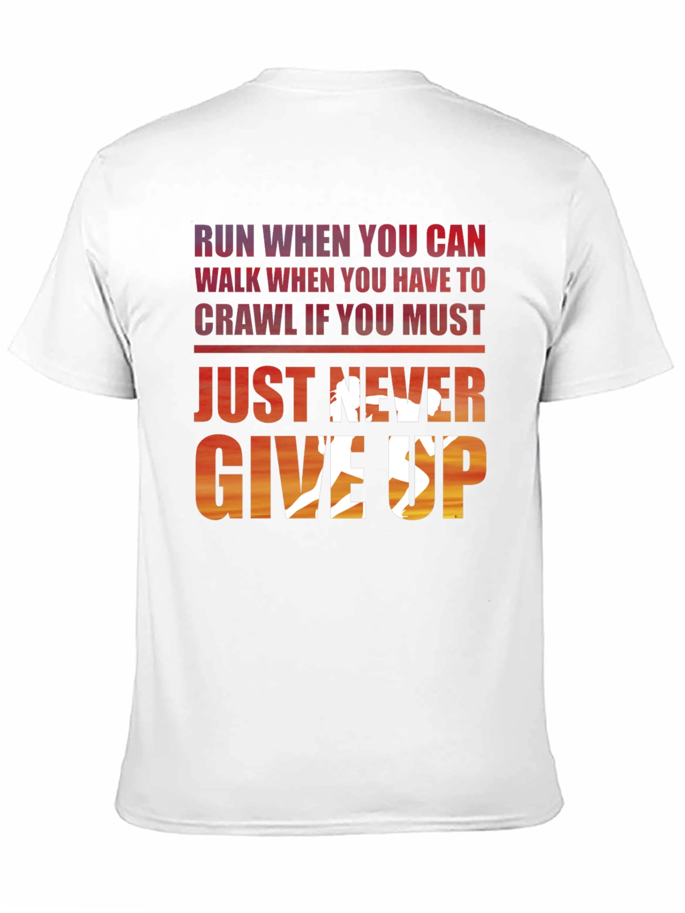Never Give Up Graphic Tee