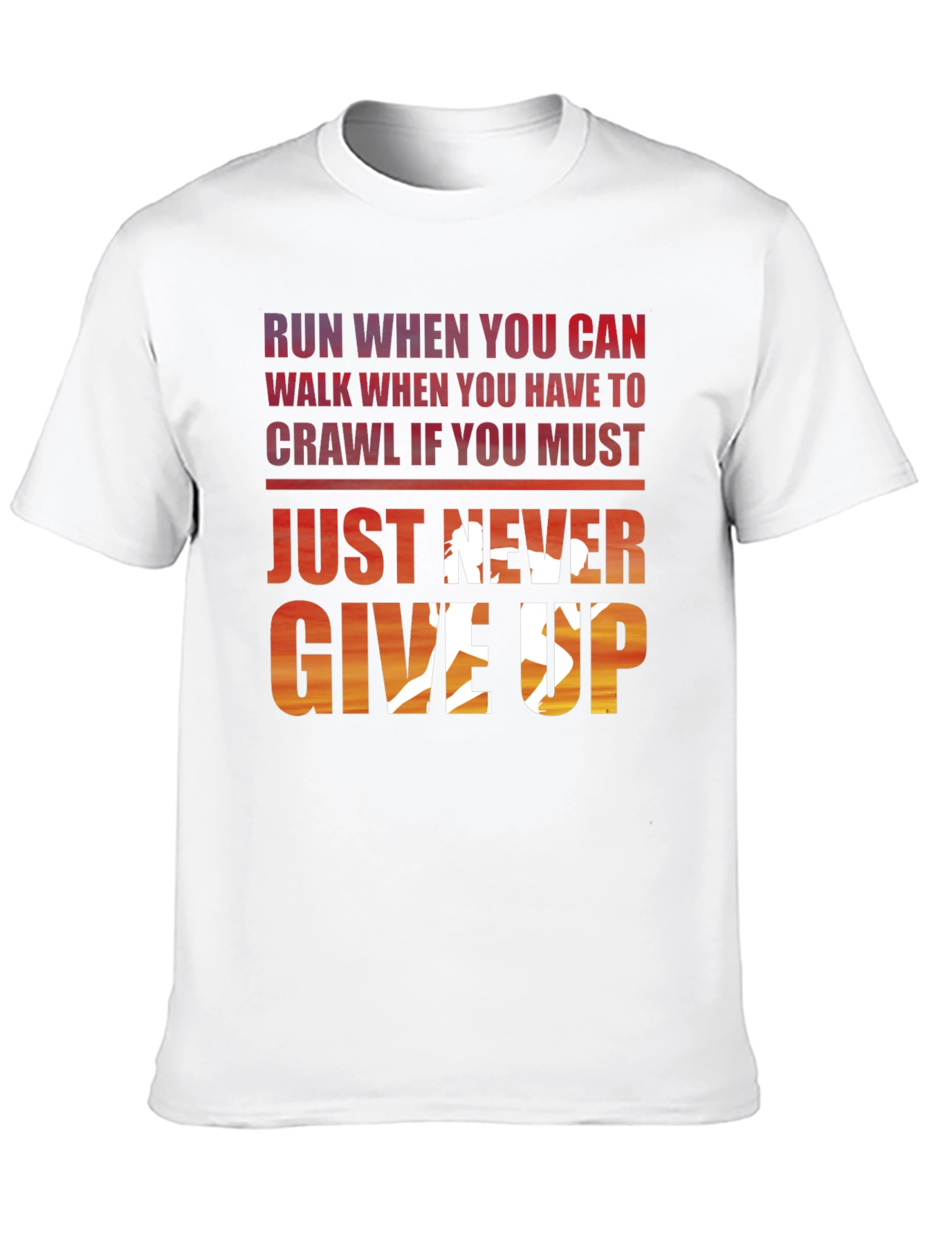 Never Give Up Graphic Tee
