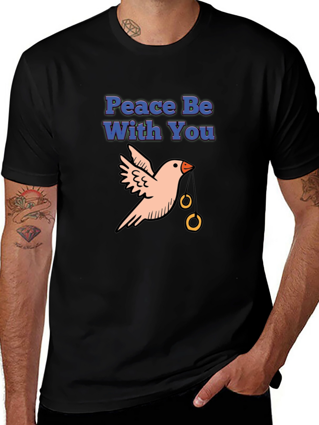 Peace Dove Graphic T-Shirt - Soft Cotton Blend