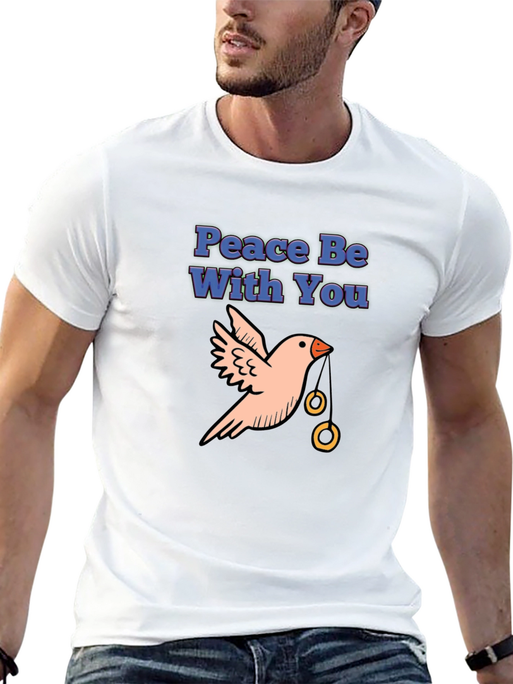 Peace Dove Graphic T-Shirt - Soft Cotton Blend