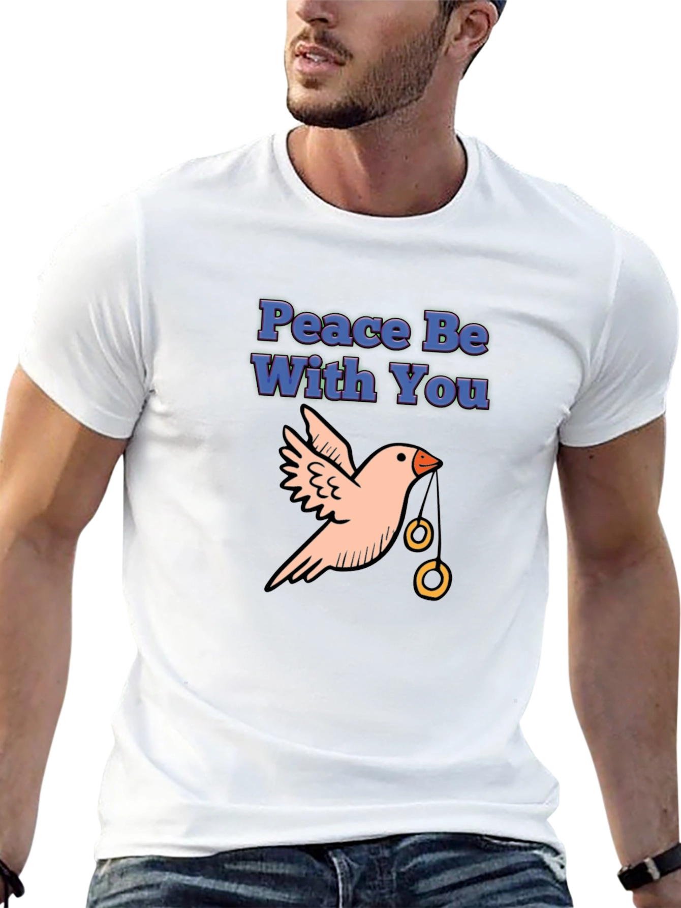 Peace Dove Graphic T-Shirt - Soft Cotton Blend