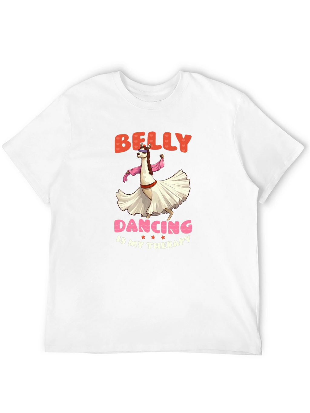 Belly Dancing Llama T-Shirt - Therapy Tee