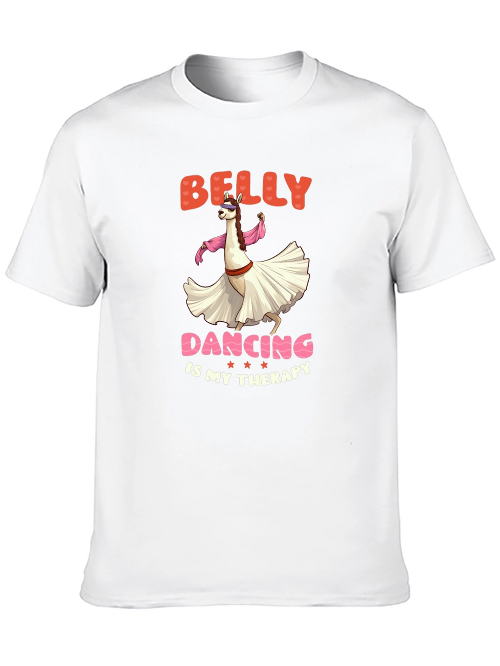 Belly Dancing Llama T-Shirt - Therapy Tee