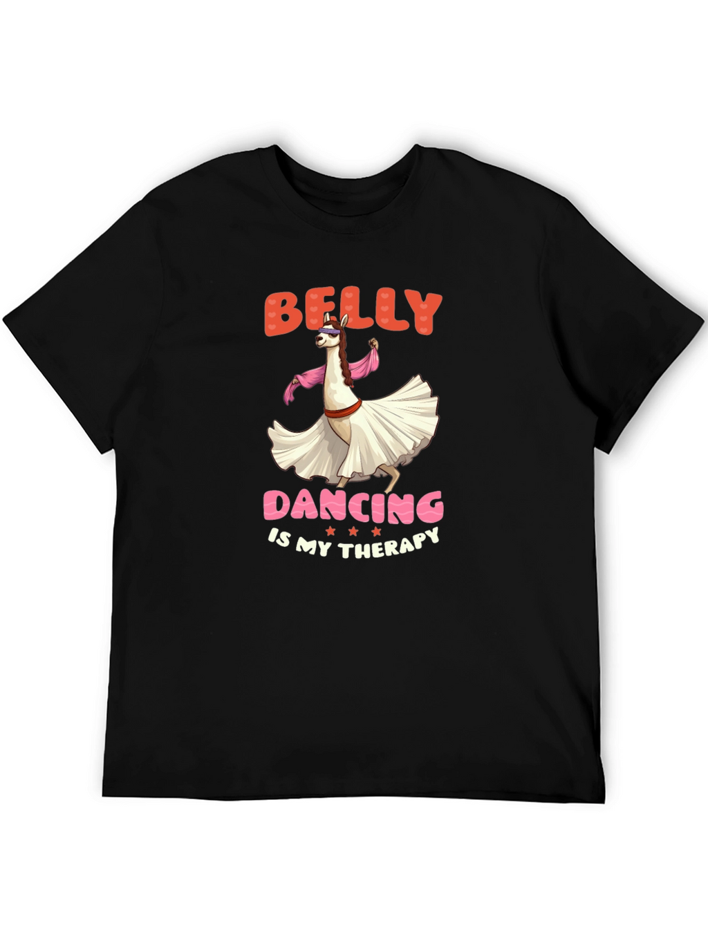 Belly Dancing Llama T-Shirt - Therapy Tee