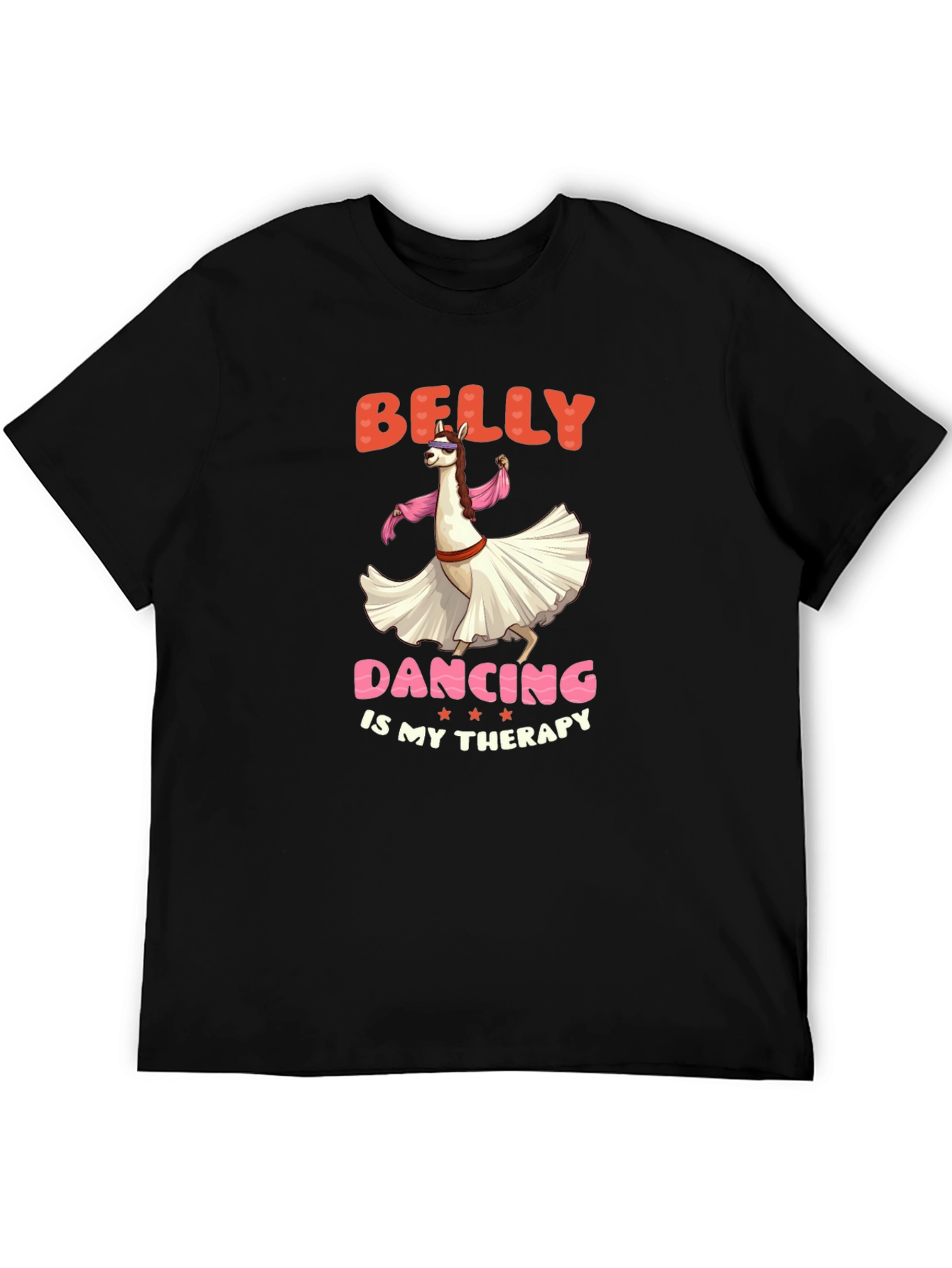 Belly Dancing Llama T-Shirt - Therapy Tee