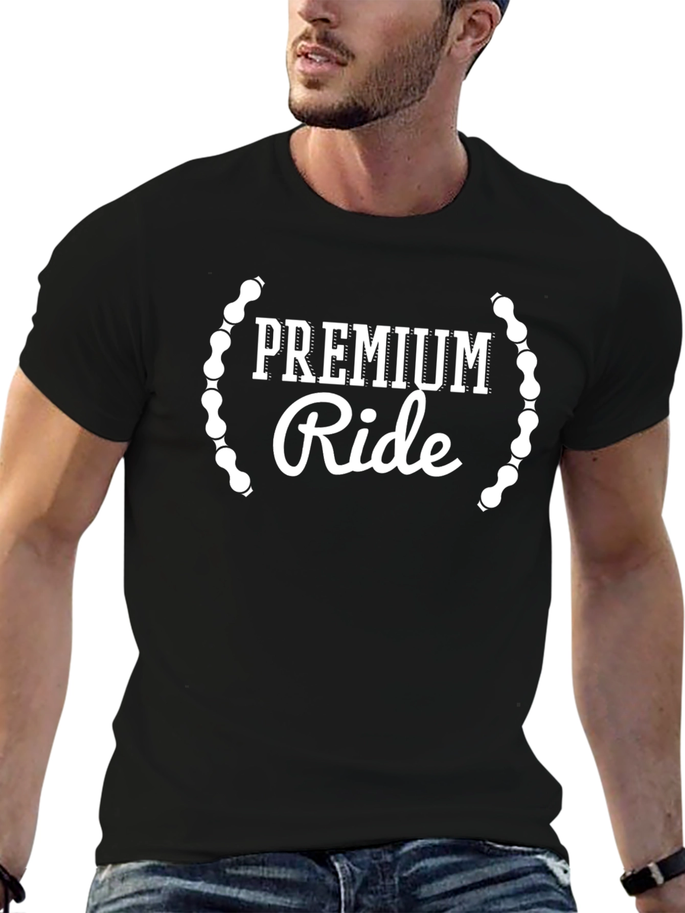 Premium Ride Black T-Shirt