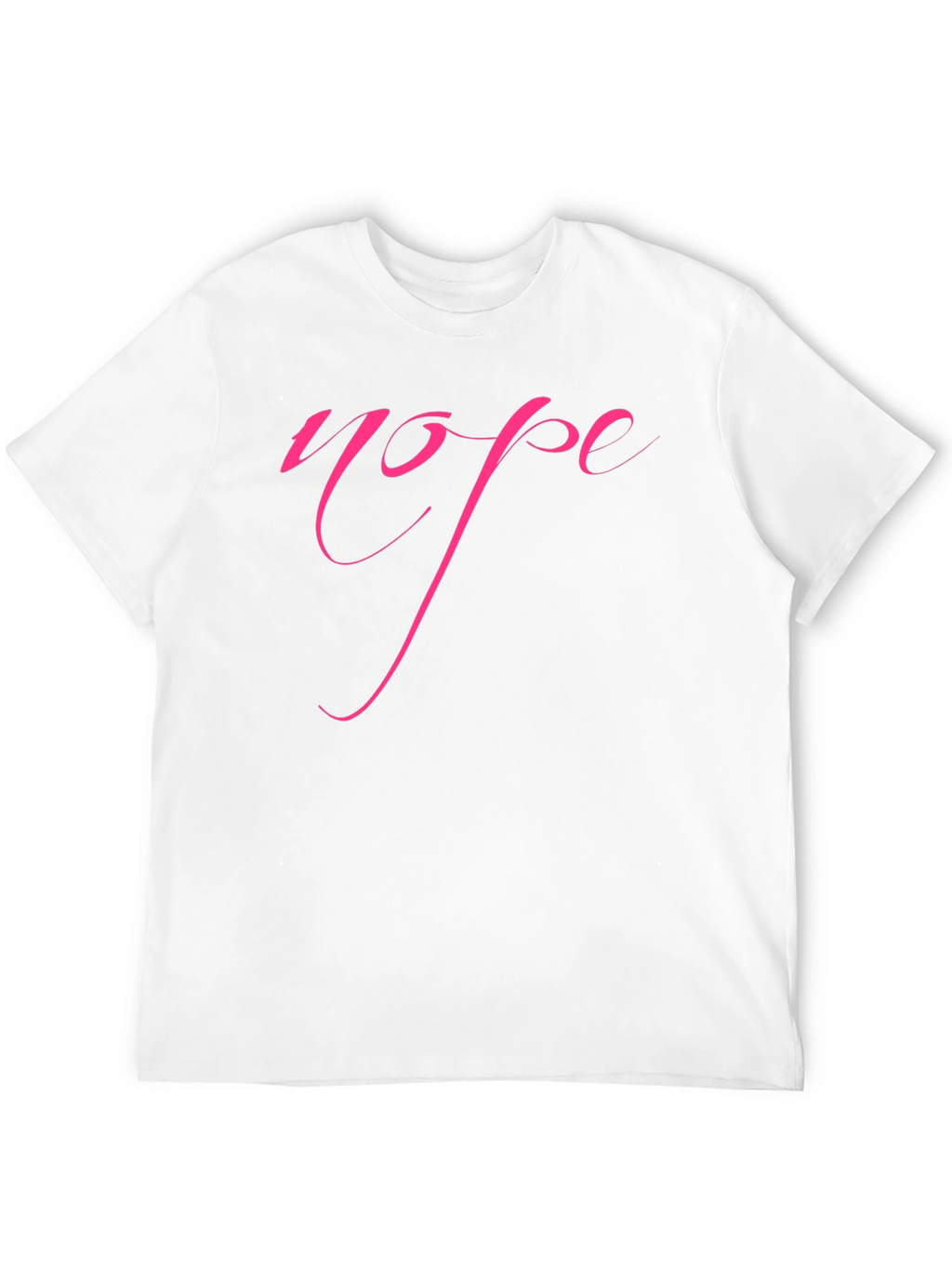 Nope Graphic Tee - Trendy Slogan Shirt