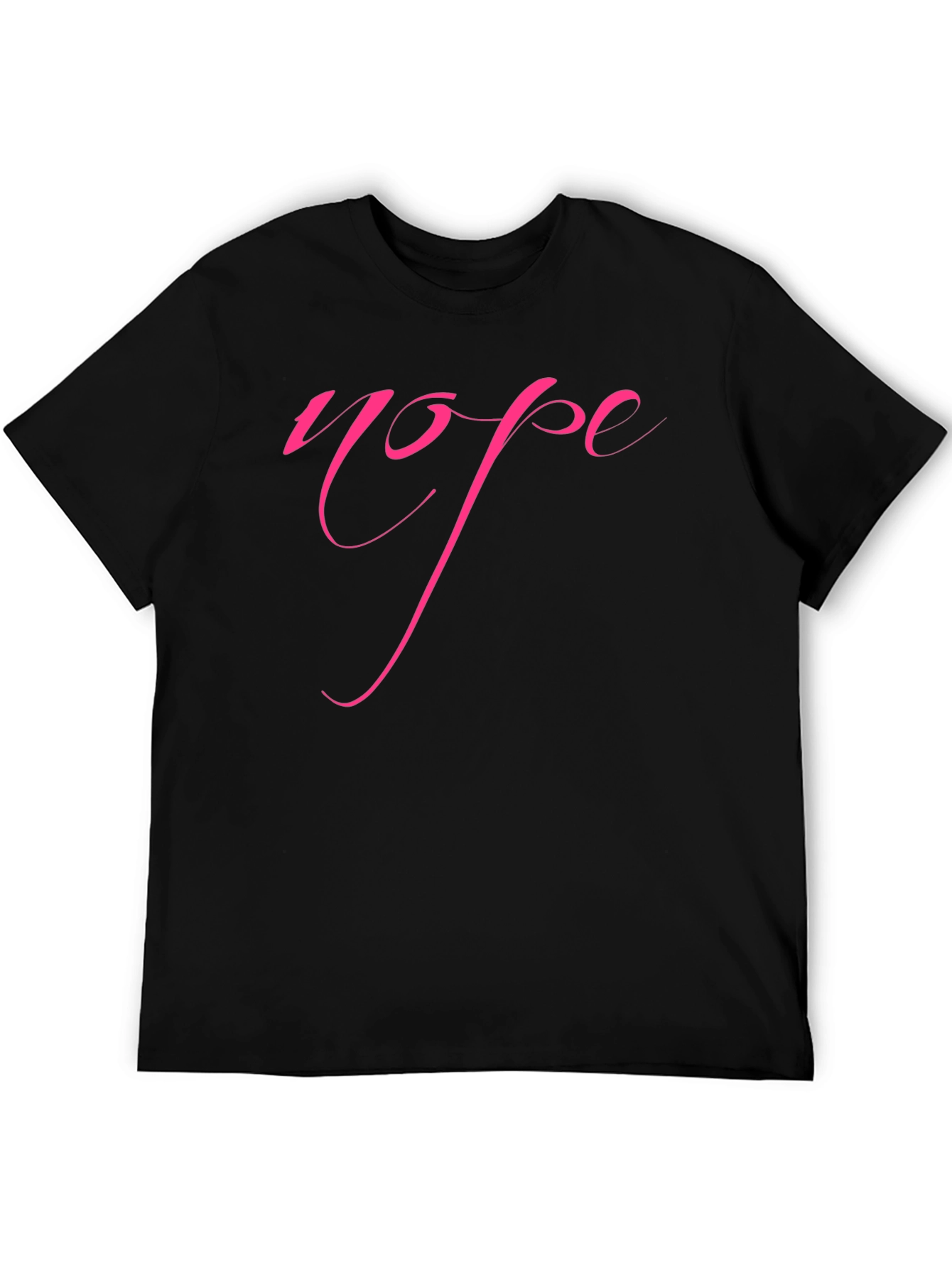 Nope Graphic Tee - Trendy Slogan Shirt