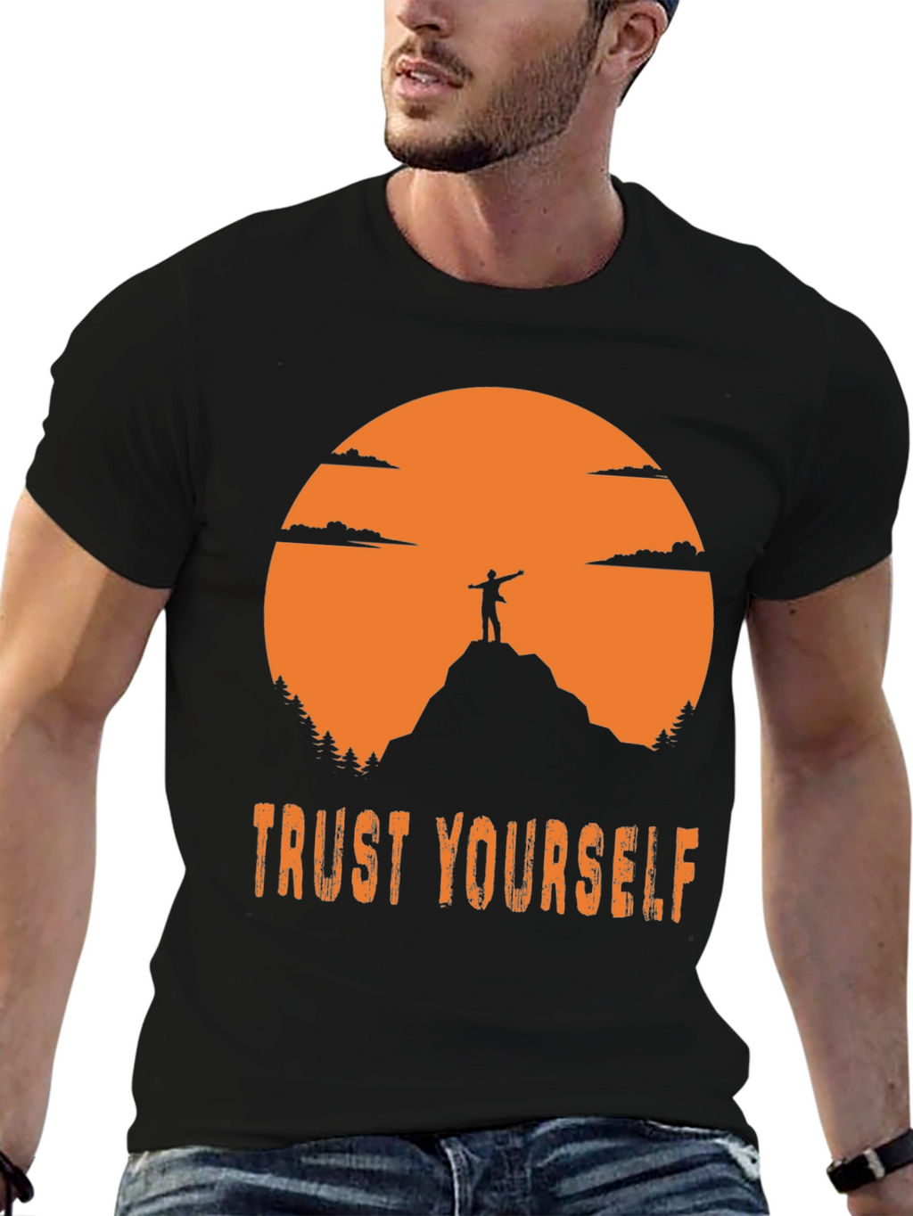 Trust Yourself Graphic Tee - Mountain Adventure