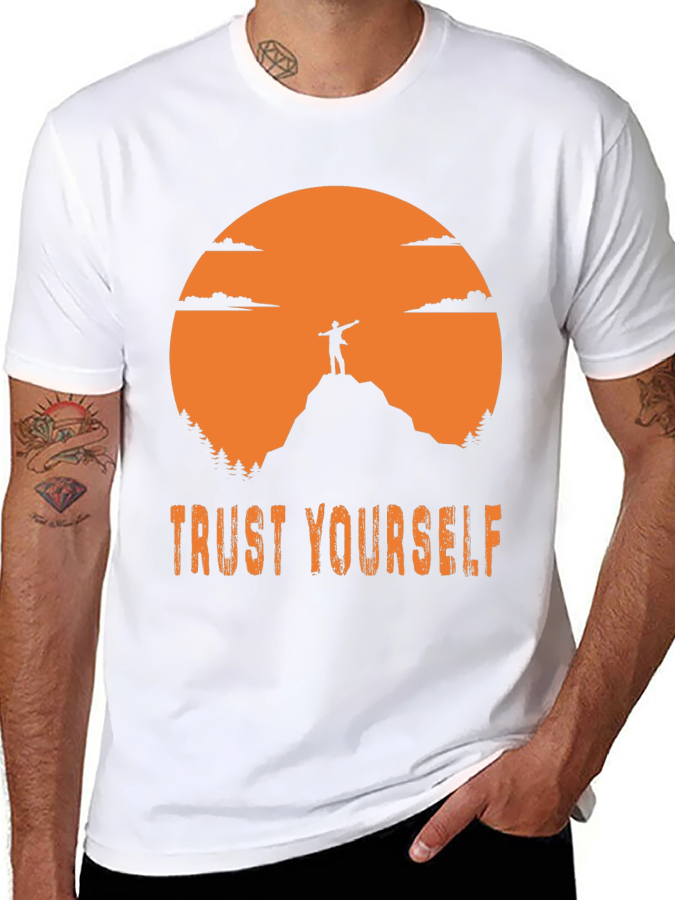 Trust Yourself Graphic Tee - Mountain Adventure