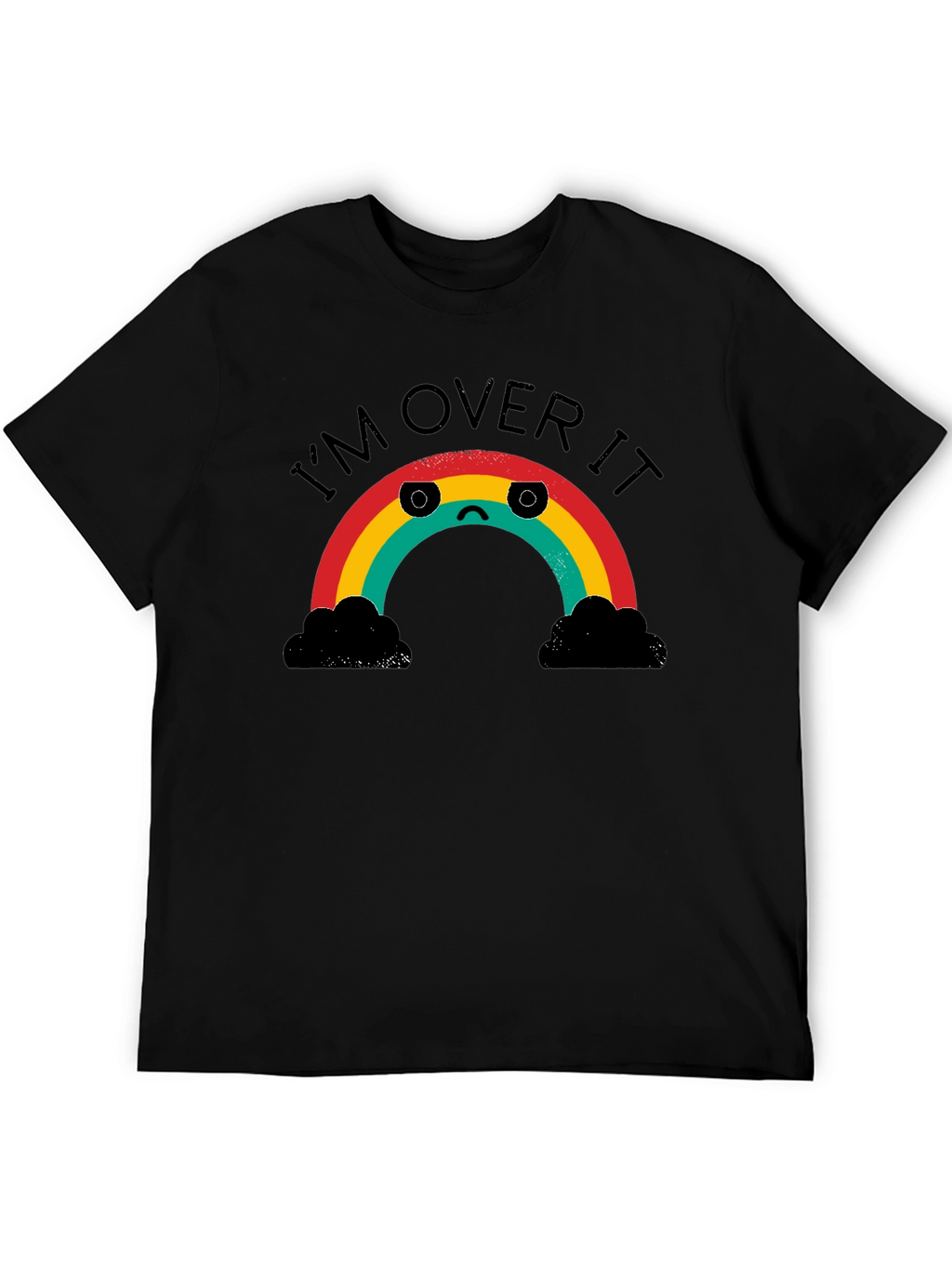 Im Over It Rainbow Graphic Tee