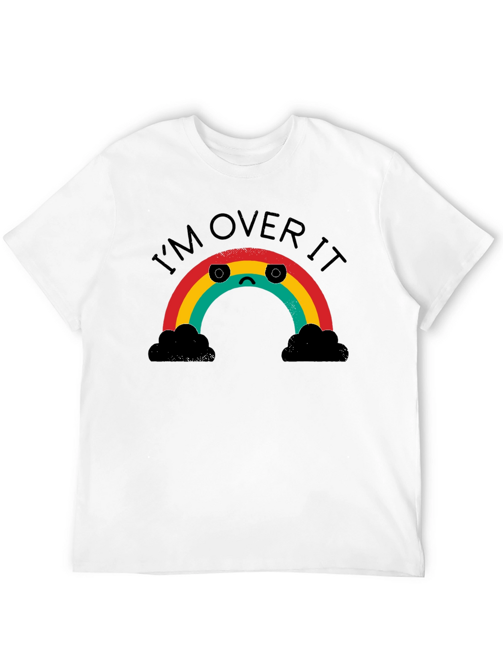 Im Over It Rainbow Graphic Tee