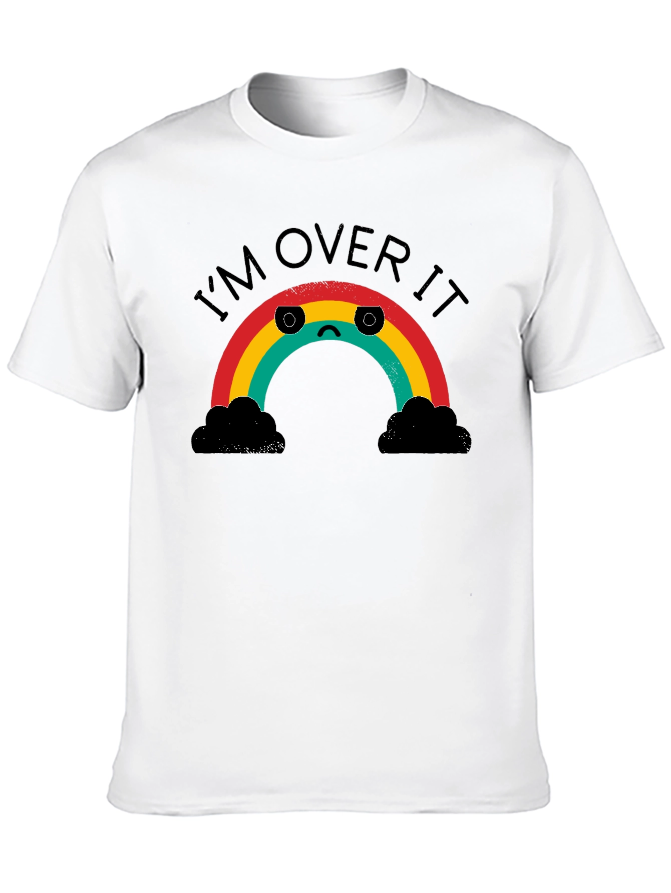 Im Over It Rainbow Graphic Tee