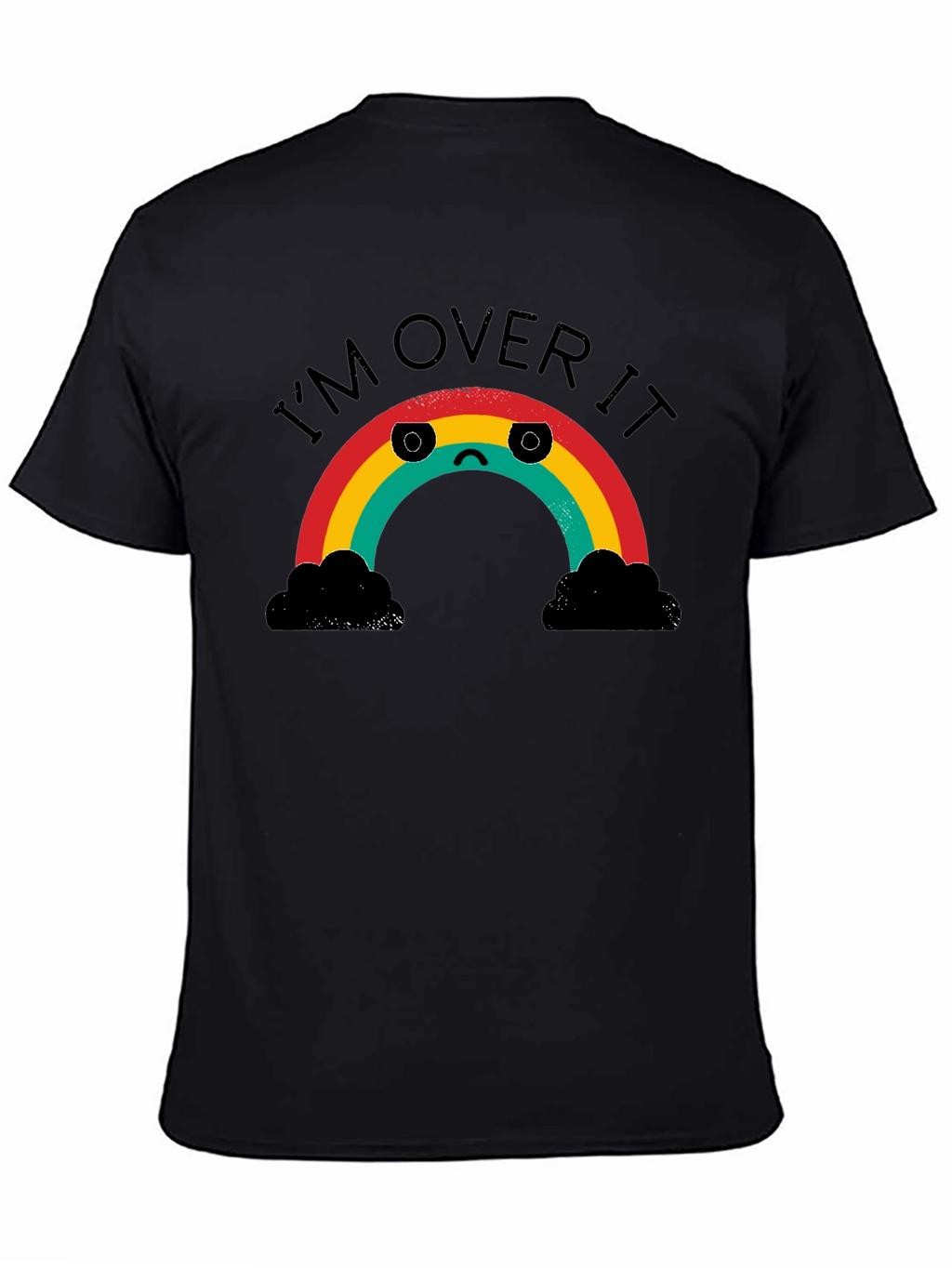 Im Over It Rainbow Graphic Tee