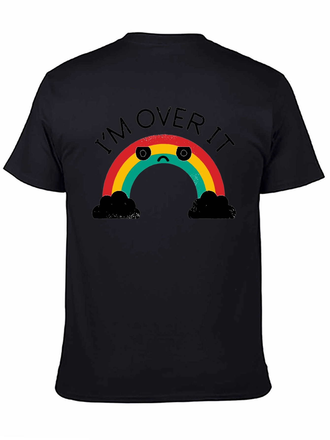 Im Over It Rainbow Graphic Tee