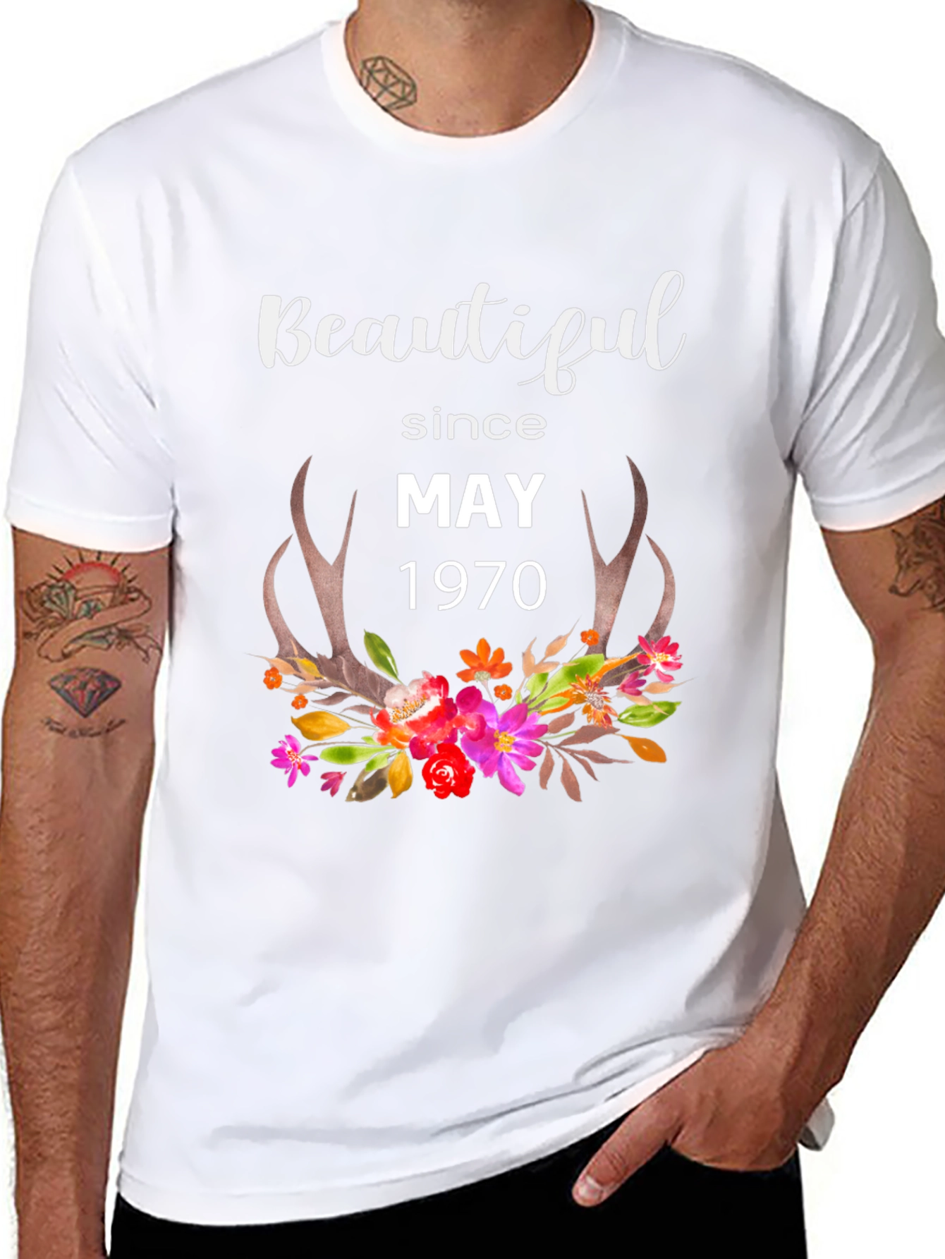 Beautiful Since May 1970 Graphic T-Shirt