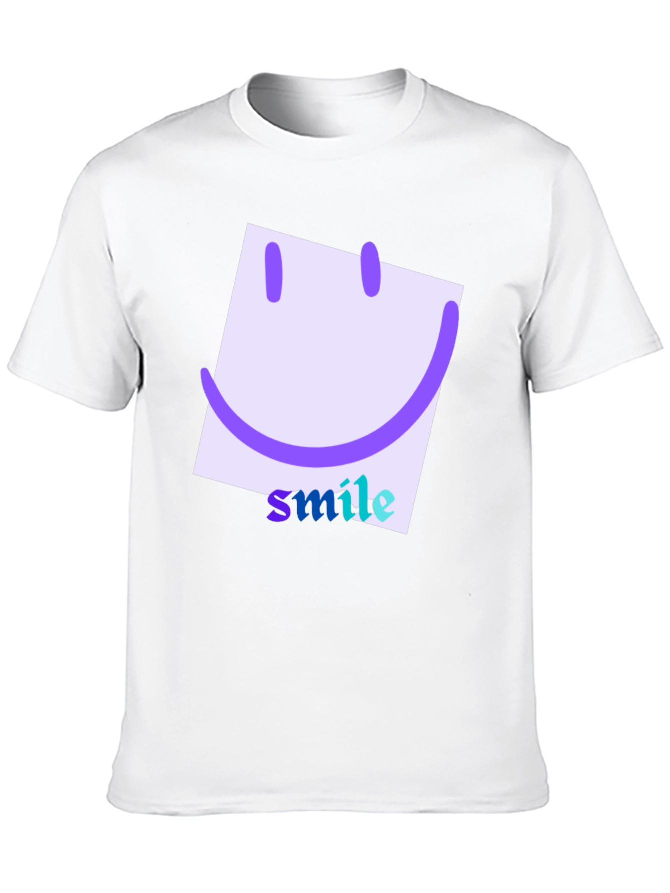 Smile Graphic Tee - Fun & Casual Black T-Shirt